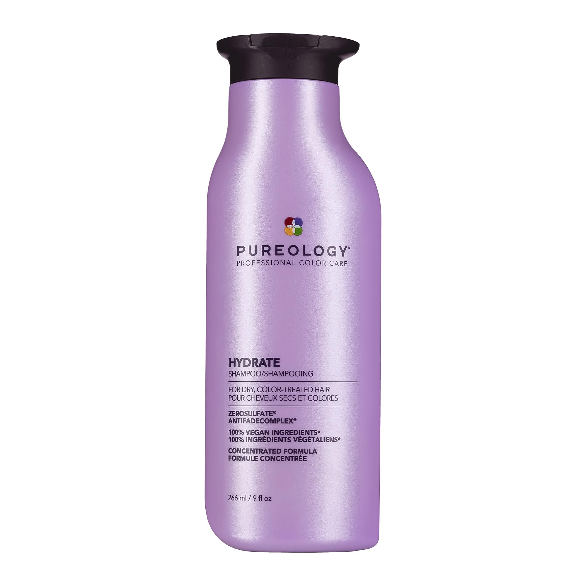 Pureology Hydrate Moisturizing Shampoo For Medium To Thick Dry, Color Treated Hair Asulfate-Free Vegan