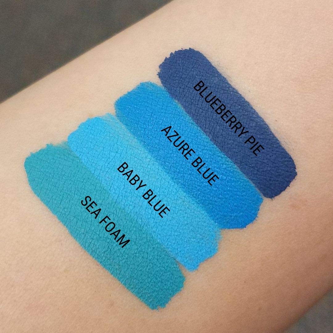 Aromi Baby Blue Matte Liquid Lipstick, Light, Sky Blue Lip Color, Vegan And Cruelty-Free Beauty, Long-Lasting, Waterproof (Baby