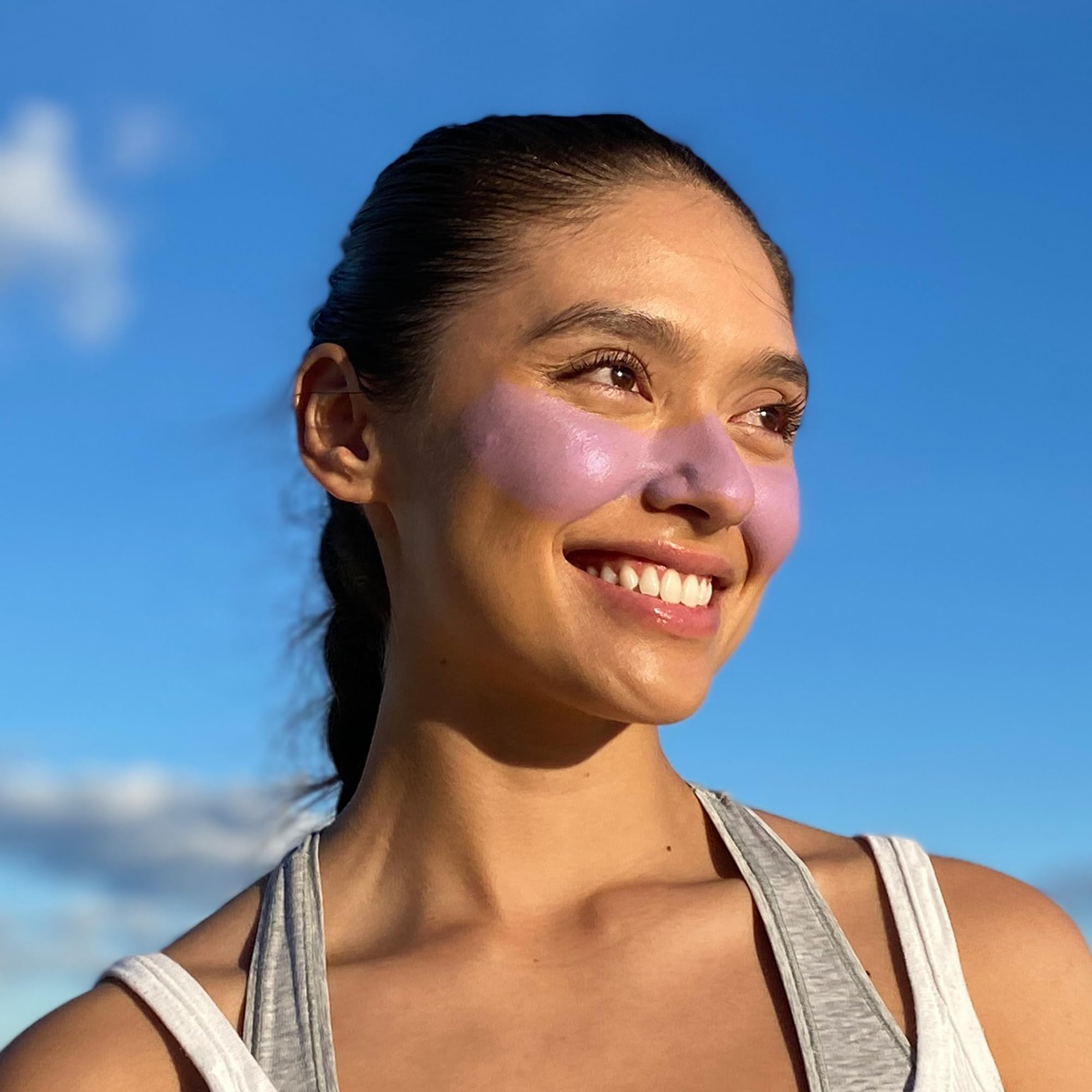 Sun Zapper (Purple Sky) Extreme Zinc Stick - Purple Colour Mineral Sunscreen Stick Spf50+ Uva/Uvb+ Unbeatable Sun Protection Sun