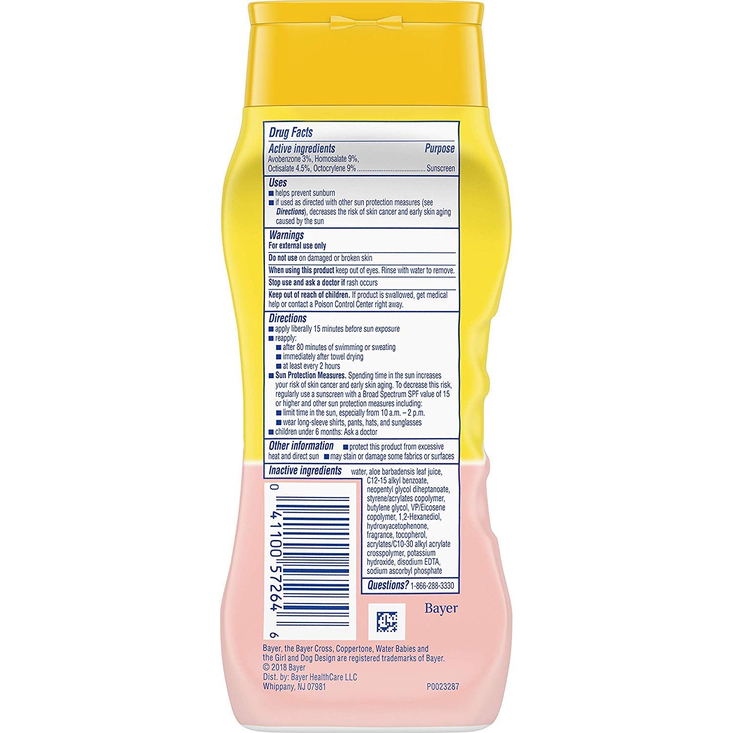 Coppertone Spf#50 Waterbabies Lotion 8 Ounce (237Ml) (3 Pack)