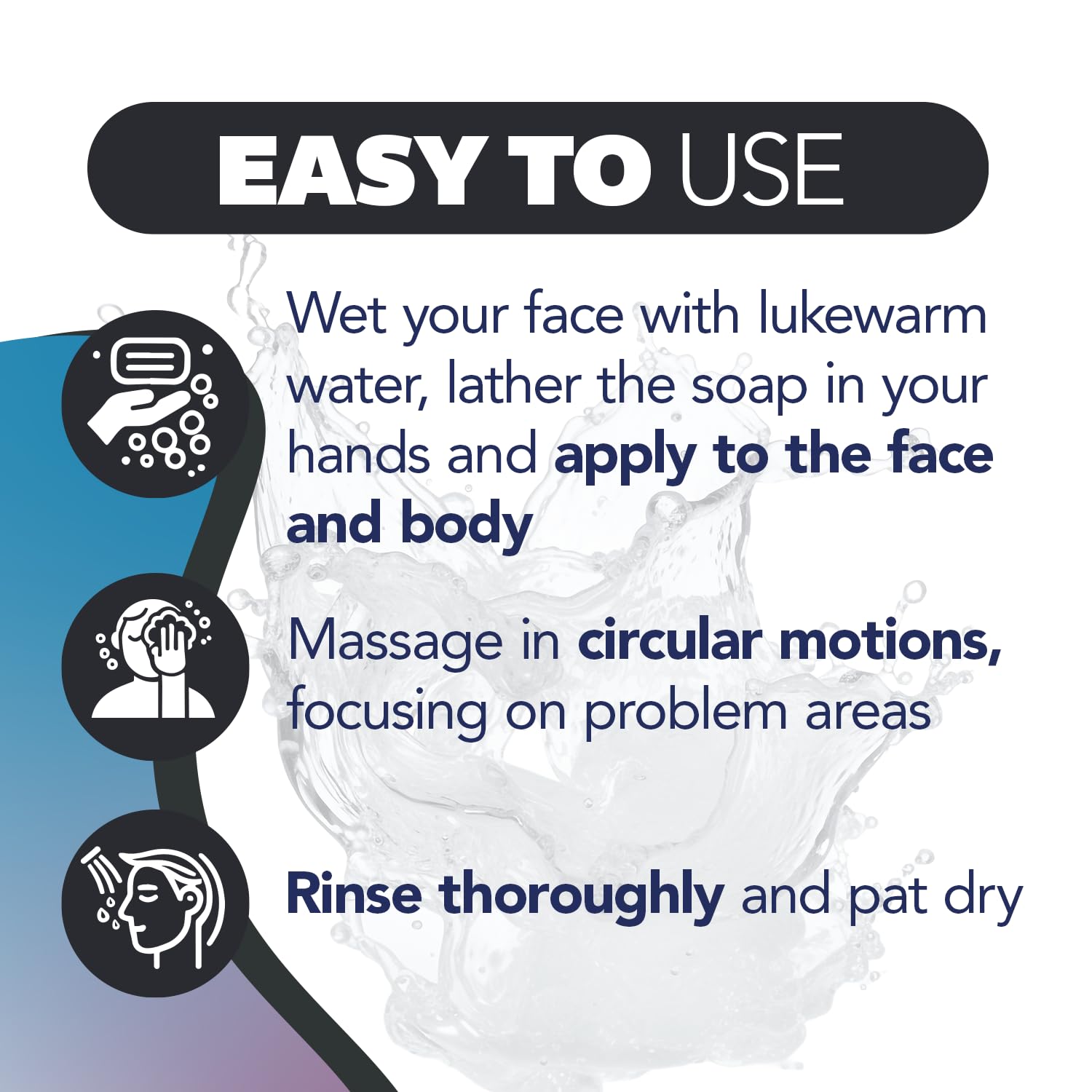 Asepxia Salicylic Acid & Activated Charcoal Bar Soap | Acne Treatment, Reduces Pimples & Blemishes, Deep Cleansing Facial Cleans