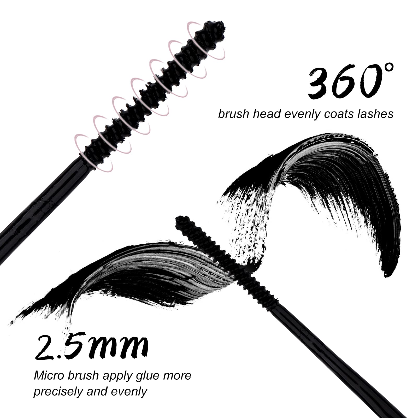 Individual Lash Glue Black Lash Bond Diy Lash Extension Glue Waterproof Cluster Lash Glue Long Lasting 48-72 Hours Eyelash Glue
