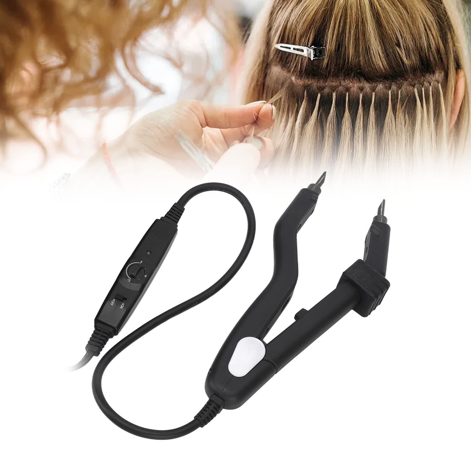 Fusion Hair Extensions Tool  Professional Heat Iron Connector Wand for Hair Extensions (US)