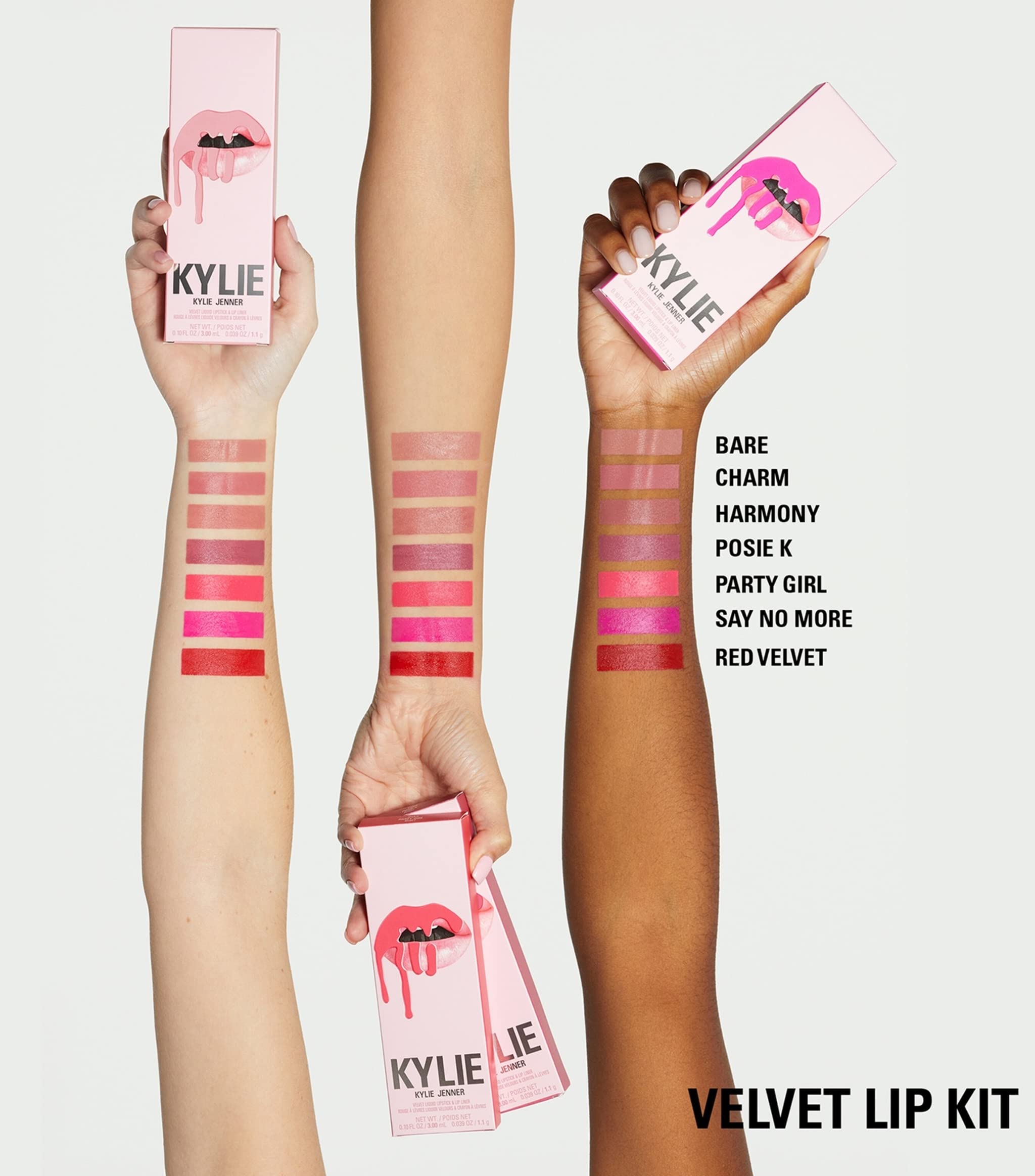 Kylie Jenner Cosmetics Lip Kit -(Bare) Liquid Lipstick And Lip Liner Matte
