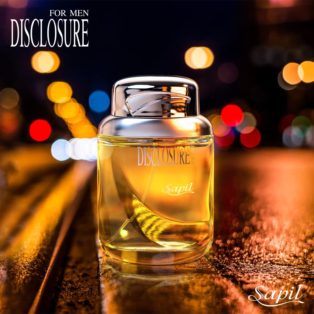 Sapil Perfumes Disclosure For Men    Long-Lasting, Enticing Scent For Every Day From Dubai Woody Spicy Scent Edt Spray Fragrance