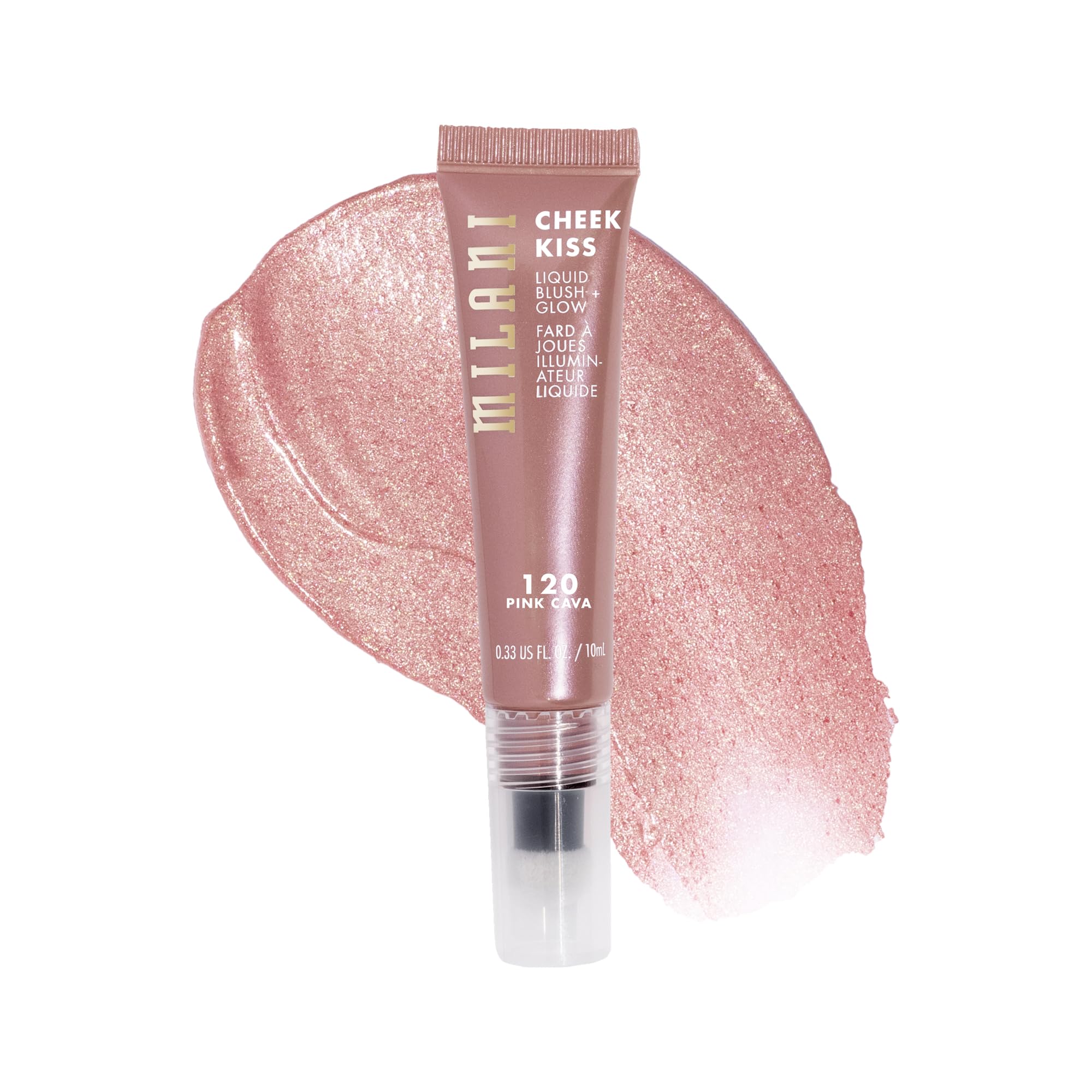 Milani Cheek Kiss Blush + Glow Highlighter  120 Pink Cava