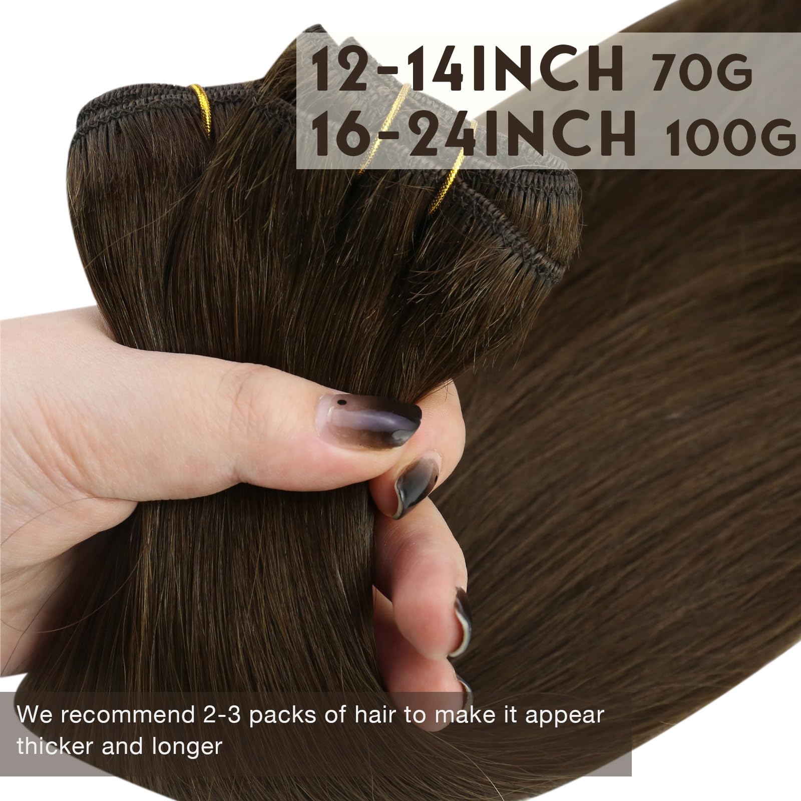Sunny Human Hair Weft Extensions Brown Sew In Extensions Human Hair Chocolate Brown Weft Hair Extensions Real Human Hair Extensi