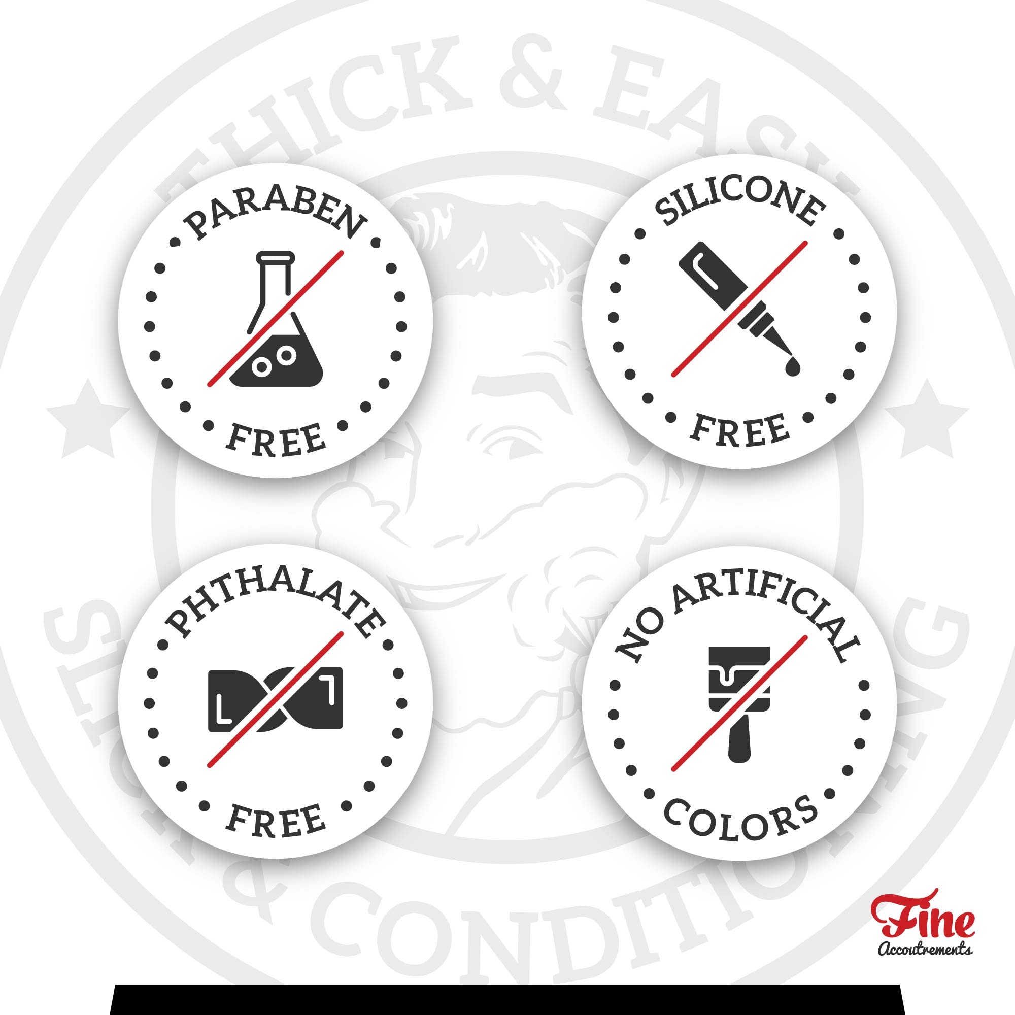 Mr. Fine 21C Mens Shaving Soap, Builds Thick & Easy Lather, Protects From Razor Burn & Irritation, No Artificial Colors, Made In