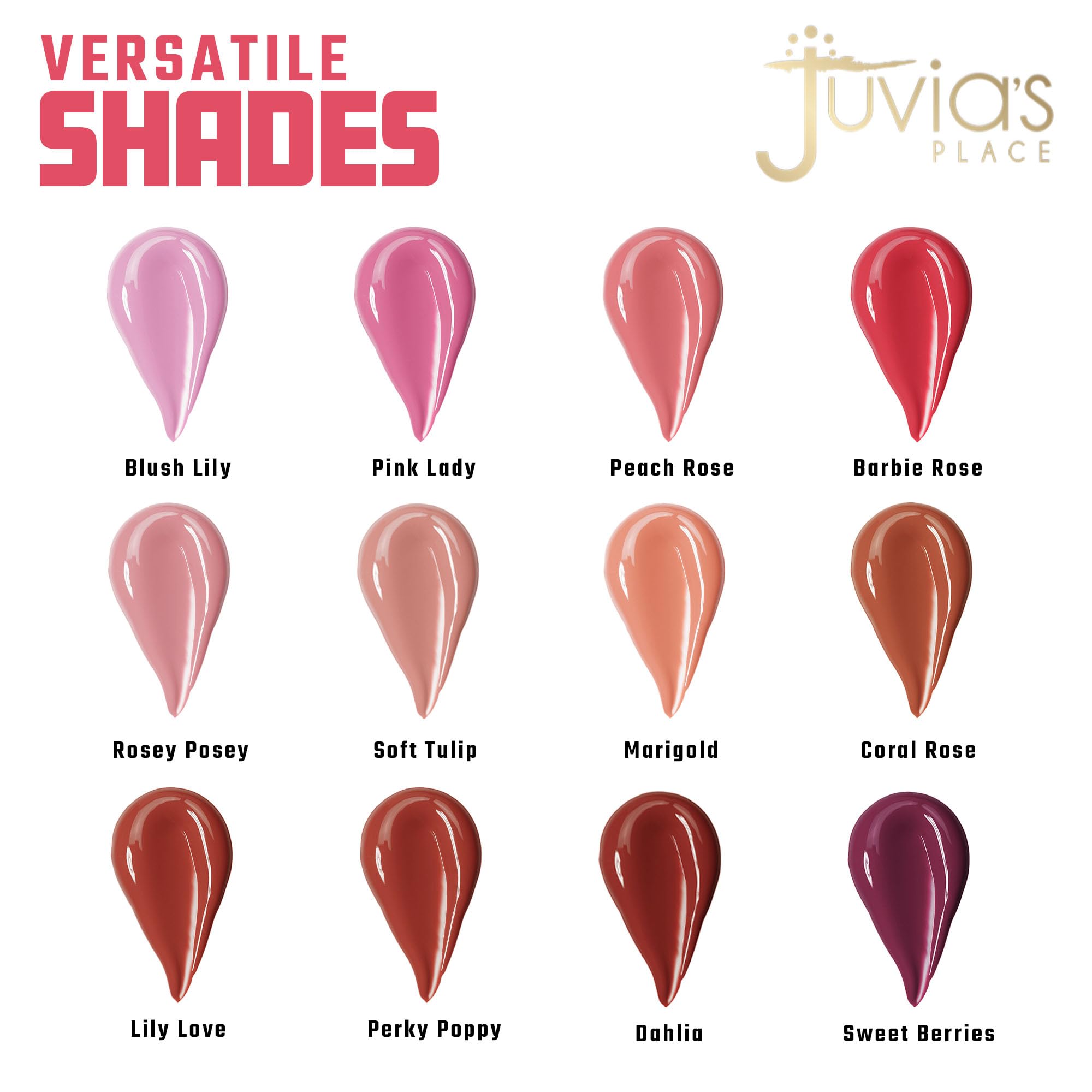 Juvia's Place Blushed Liquid Blush Marigold - Dewy Tint Cheeks Makeup Glow Pigment Effortless Beauty Long Lasting Cosmetics Soft