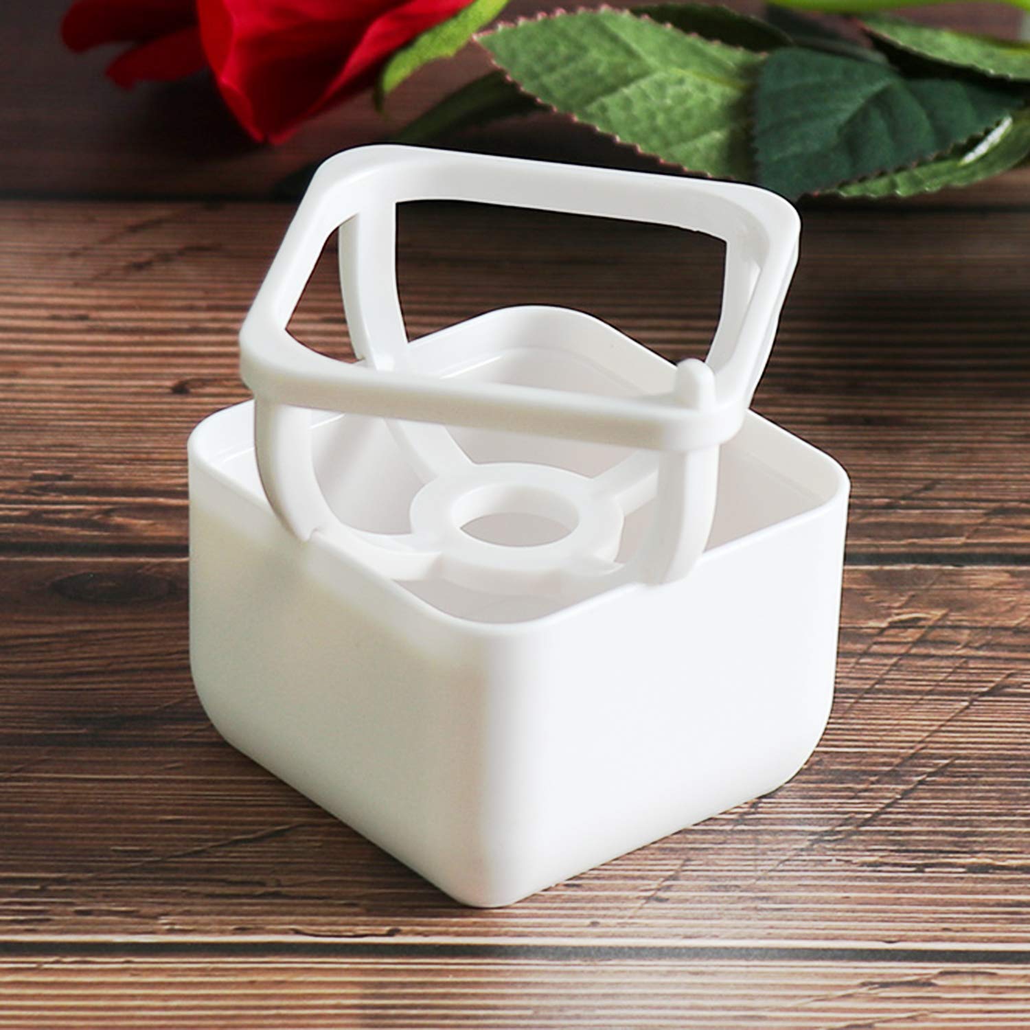 Makeup Sponge Blender Holder Travel Carrying Case Sponge Drying Rack Stand Holder Egg Powder Puff Drying Shelf Cute(NO SPONGE IN