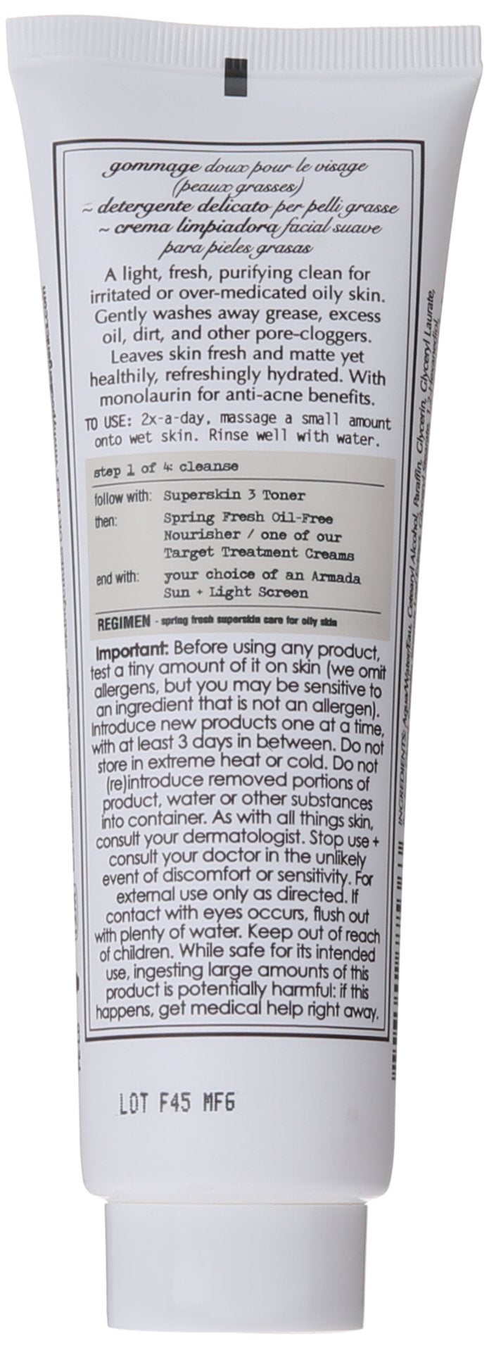 Spring Cleaning Facial Wash (Oily Skin)