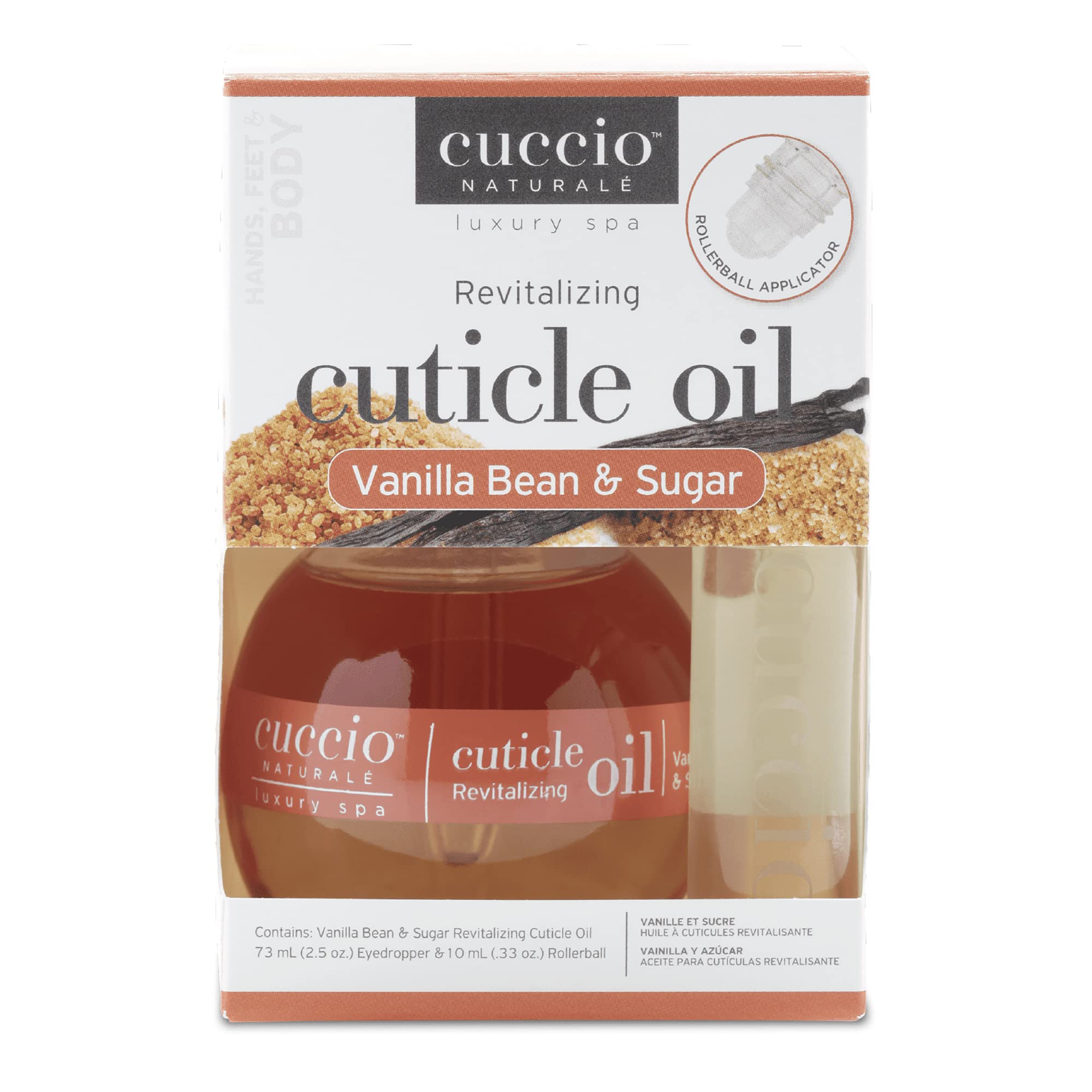 cuccio Naturale cuticle Revitalizing Oil Set - Hydrating Oils for Instant cuticle Repair for Dry, Damaged Skin and Nails - Parab