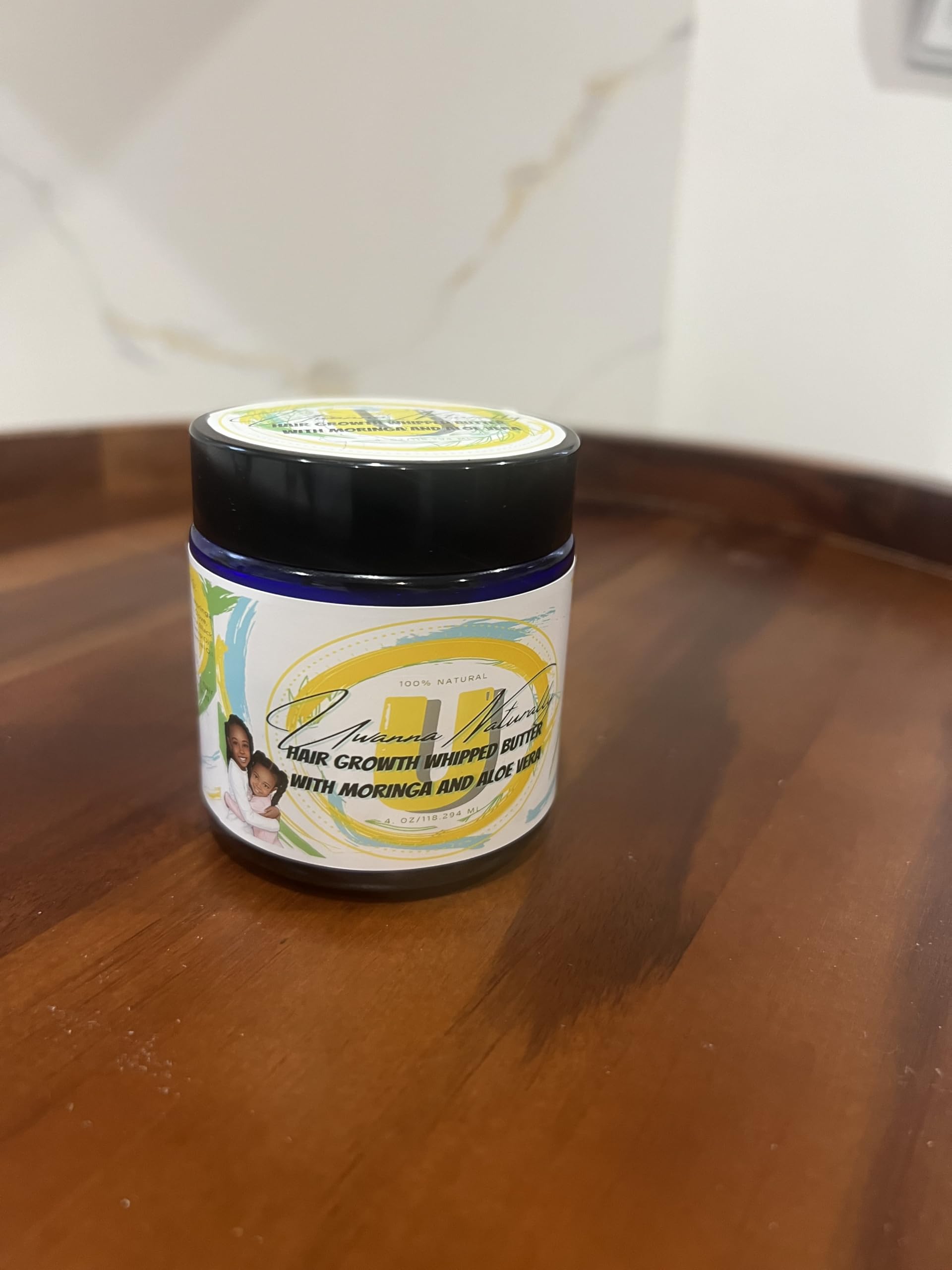 Hair Growth Whipped Butter with Moringa and Aloe Vera (4 oz)