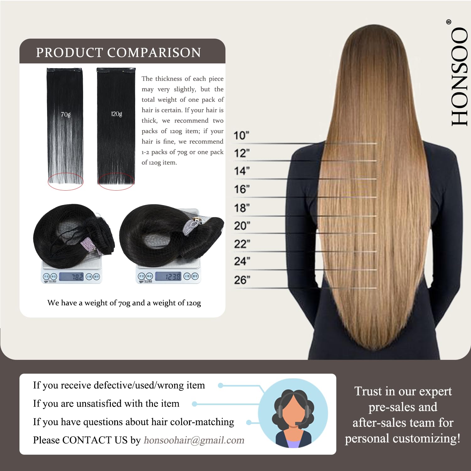 Honsoo Sliver Gray Hair Extensions Real Human Hair Clip Ins 70G 7Pcs 12In Clip In Hair Extensions Real Human Hair For Short Hair