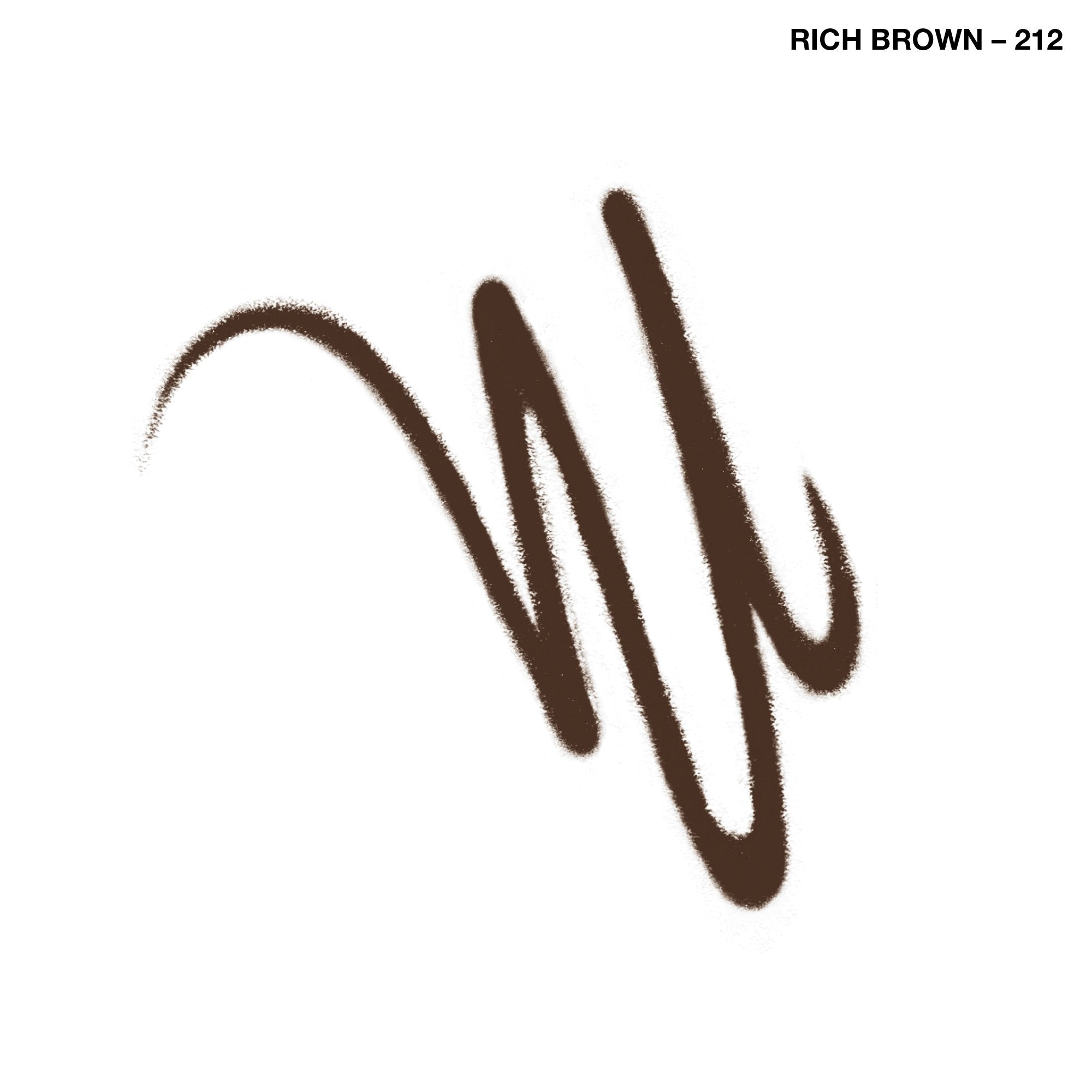 Rimmel London Exaggerate Waterproof Eye Definer Eyeliner, Highly Pigmented, Long-Wearing, Built-In Smudger, 212, Rich Brown, 001