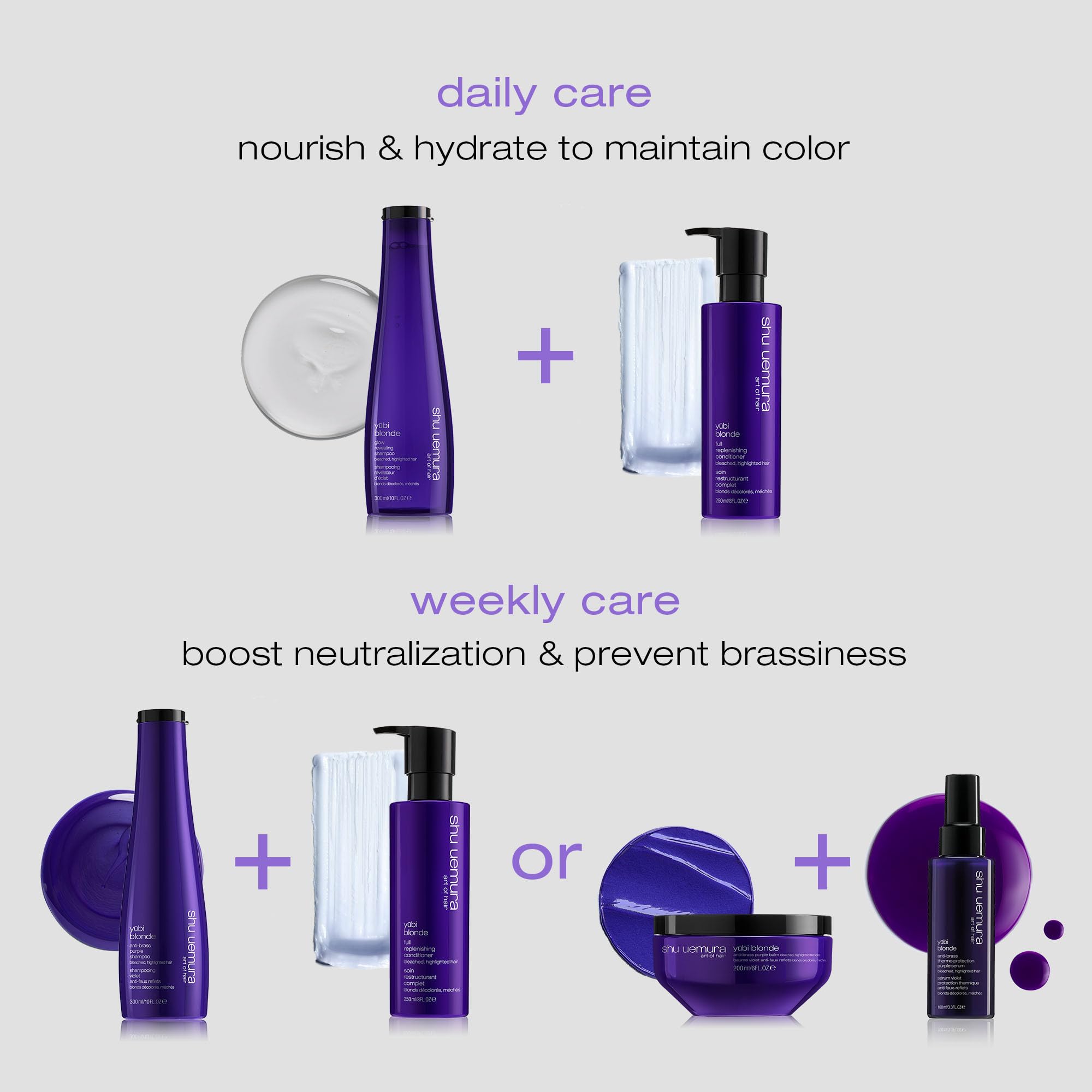Shu Uemura Art Of Hair Yubi Blonde Anti-Brass Purple Mask 200Ml