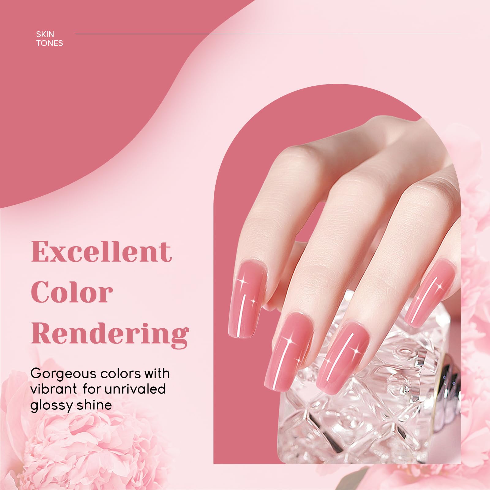 Jewhiteny 14 Pcs Poly Nail Gel Kit Poly Extension Nail Gel Kit Starter Kit With Slip Solution Professional Nail Extension Set Wi