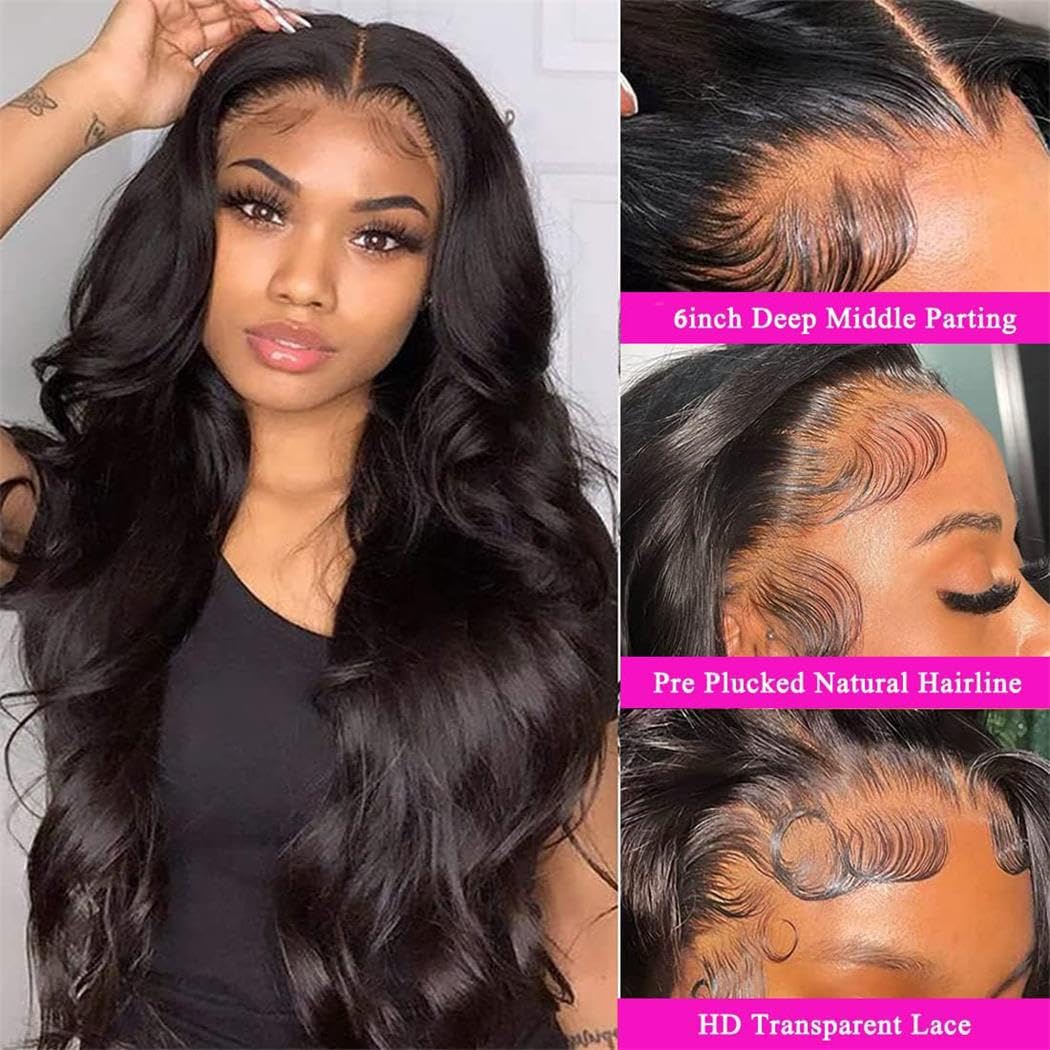 32 Inch Body Wave Lace Front Wigs Human Hair Pre Plucked With Baby Hair Wear And Go Glueless Wigs Human Hair Pre Plucked Pre Cut