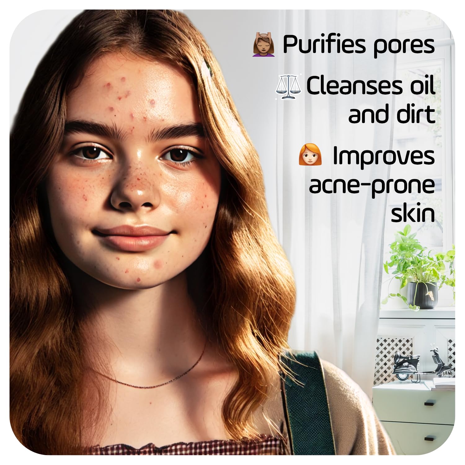 Asepxia Deep Cleansing Acne Treatment Bar Soap With Baking Soda And 2% Salicylic Acid, 4 Ounce