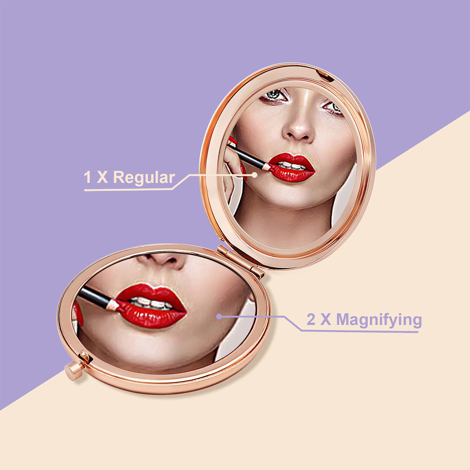 Cousin Gifts For Women Inspirational Gifts For Favorite Cousin Rose Gold Compact Mirror Encouragement Gifts For Cousin Sister Bi
