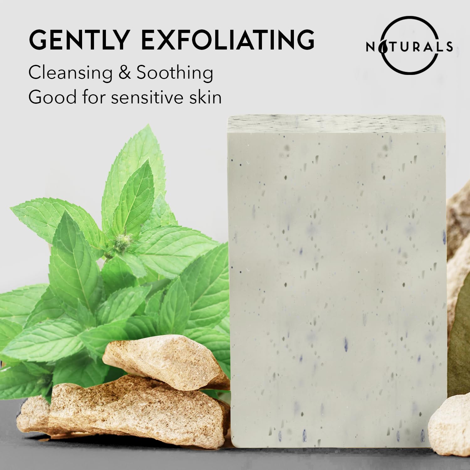 O Naturals 7.76 Oz (3Pc) Exfoliating Soap Bar Cedarwood - Heavy Grit Mens Soap - All Natural Exfoliation Bar Soap For Men - Apri