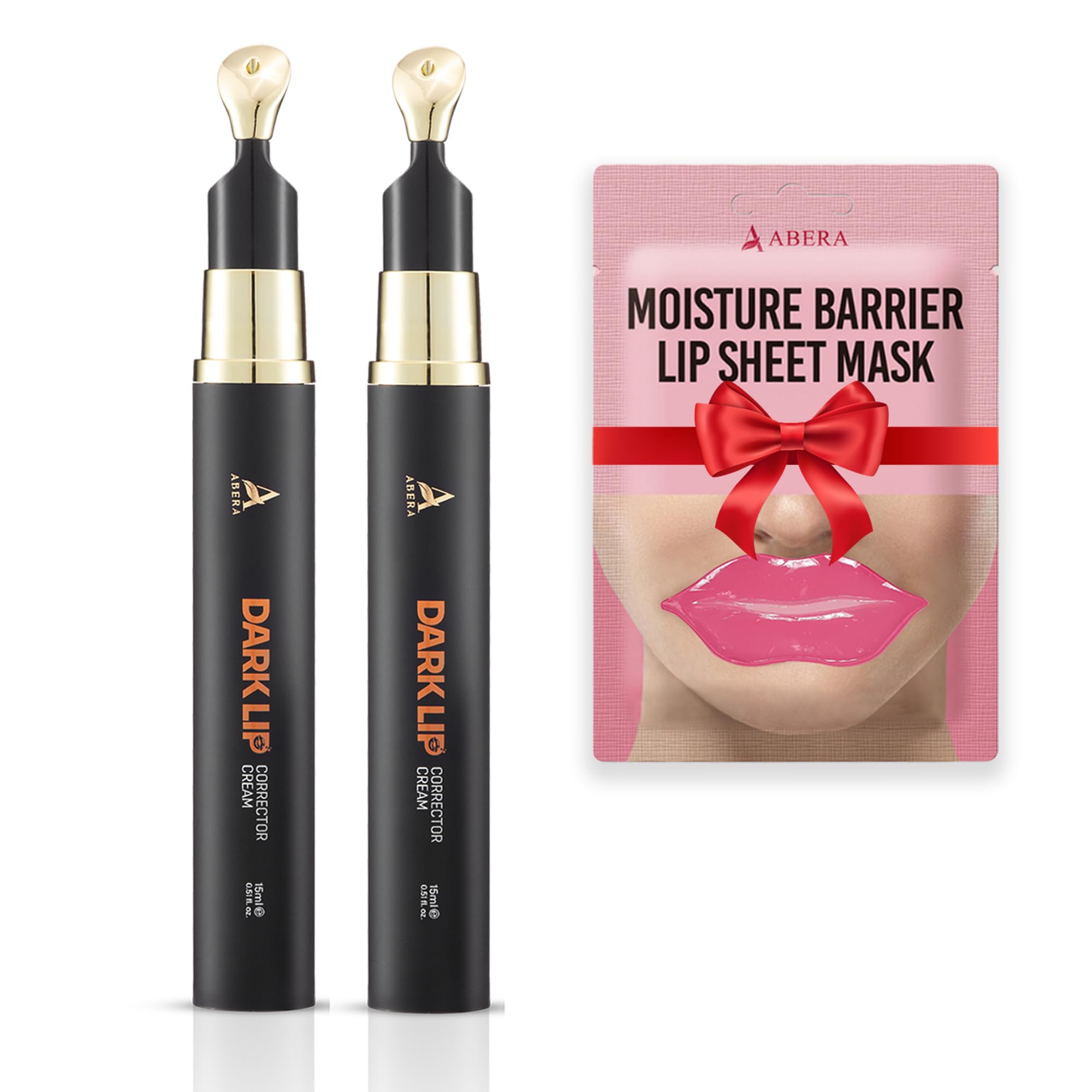 ABERA Dark Lips Corrector Cream, Lip Balm For Lightening & Brightening Dark Lips For Men & Women, Moisturizing Lip Plumper with 