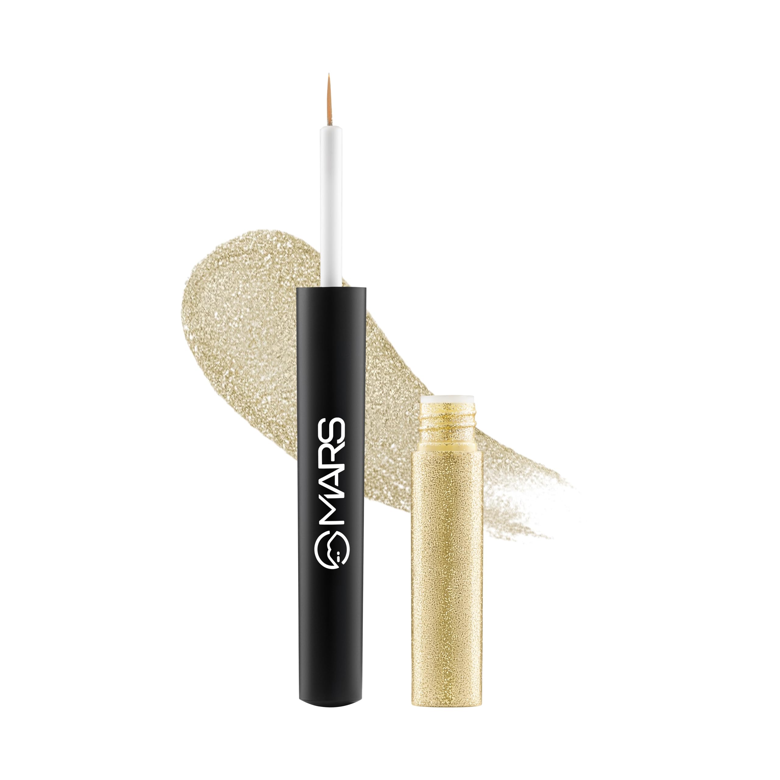 Mars Twinkle Wink Glitter Eyeliner (1.6 Ml) (04-Duo-Dazzle) | Long-Lasting Sparkle Liquid Liner | Smudge-Proof, Quick-Dry Eye Ma