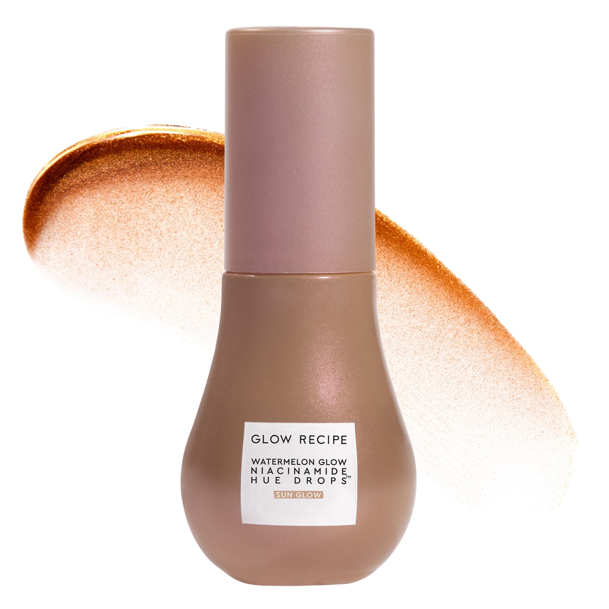 Glow Recipe Hue Drops - Mini Tinted Face Serum - Bronzing Drops to Brighten & Hydrate - Skincare Makeup Primer & Liquid Highligh