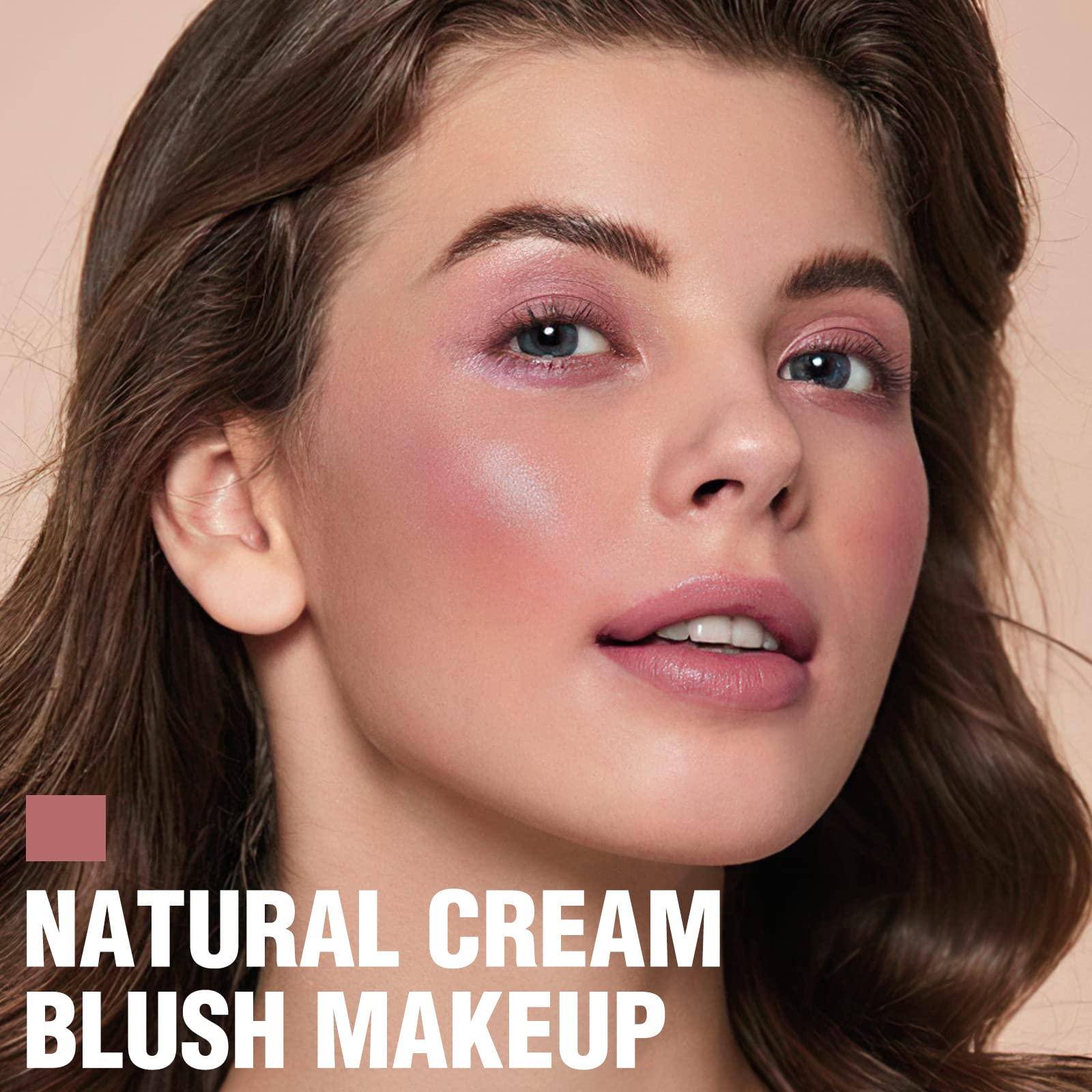 Focallure Cream Blush Makeup,Buildable Blush Stick For Cheeks,Matte And Dewy Finish,Long Wearing,Easy Application,Lightweight Mu