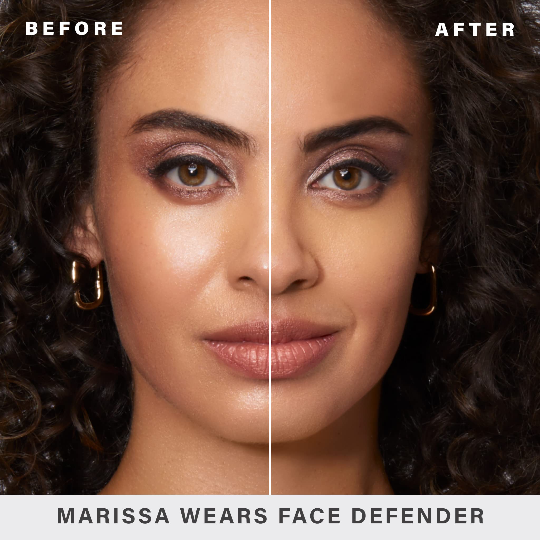 Mally Beauty Poreless Face Defender Blurring Primer & Blotting Setting Powder - Long-Lasting Matte Finish - Tap & Pat Product On