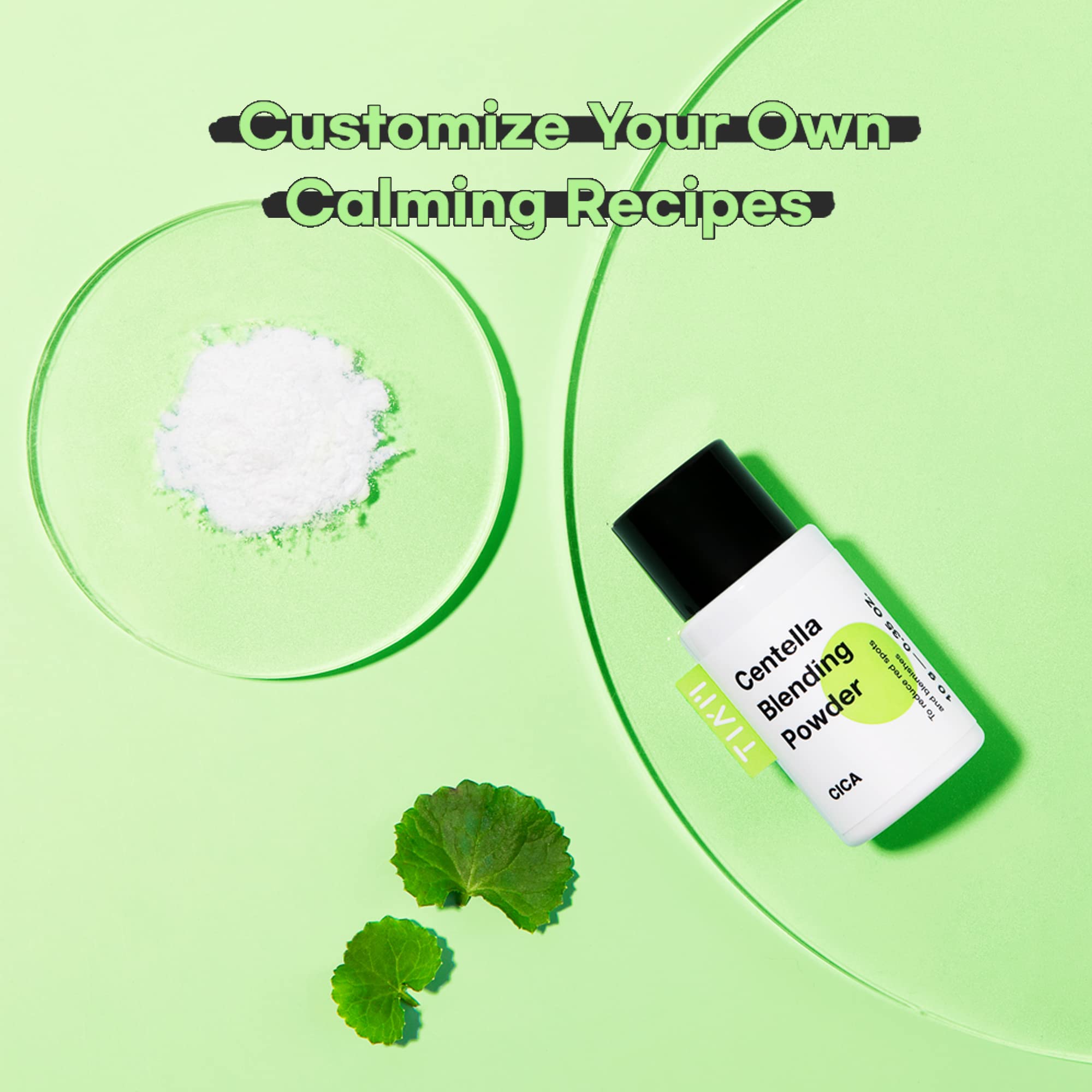 TIAM Centella Blending Powder, CICA Powder, Sebum Control, reduce acne marks, Asiaticoside, Madecassic Acid, Asiatic Acid, 0.35