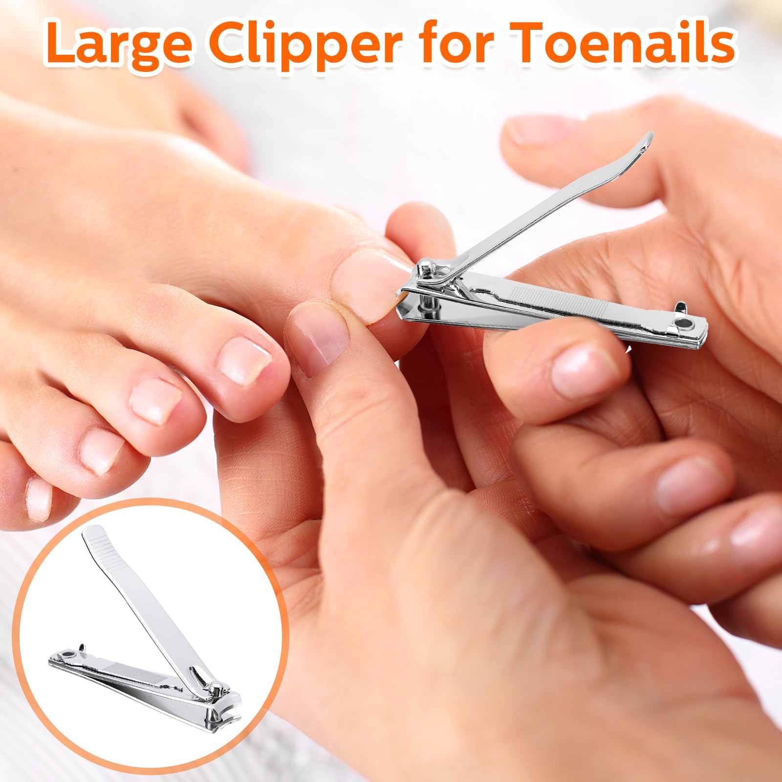 60 Pcs Nail Clipper Set Stainless Steel Fingernail Clipper And Toenail Clippers Set Toe Nail Clippers Bulk Nail Cutters With Nai