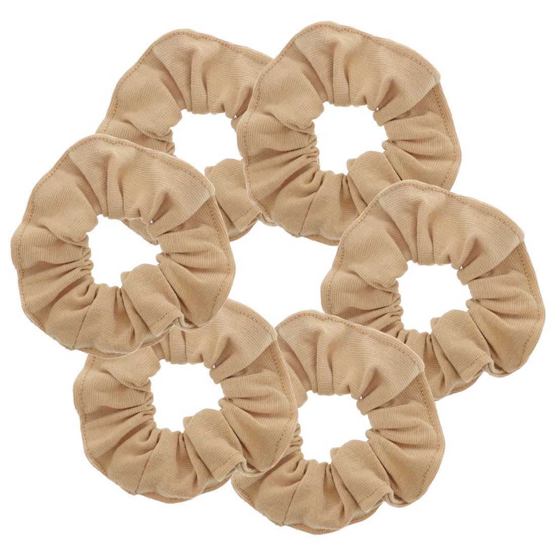 Large Solid Scrunchie - Set of 6 - Tan – Feelforever21