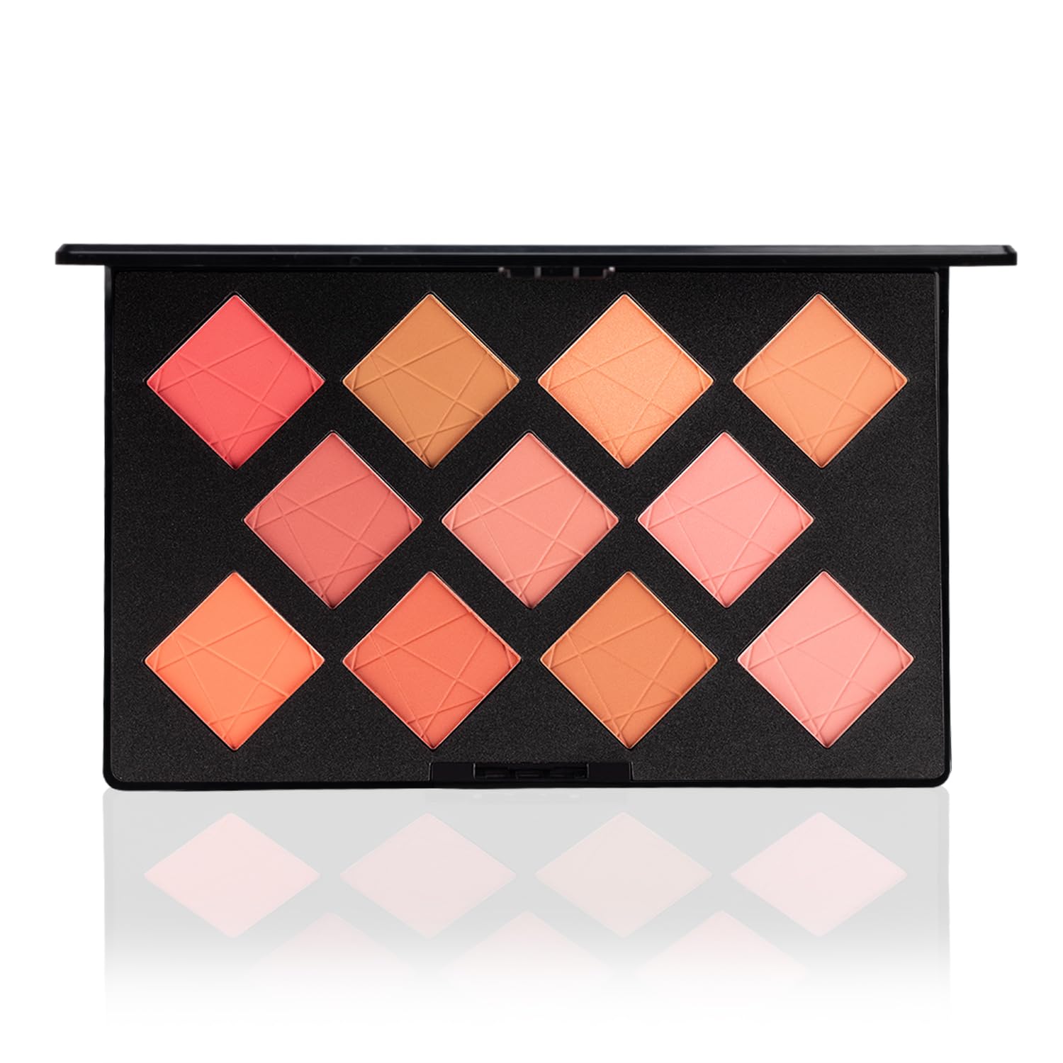 Pac Take Cover Blusher X11 | Long Lasting, Matte Hd Finish Face Palette | 11 Lightweight Natural Shades With Highlighter, Shimme