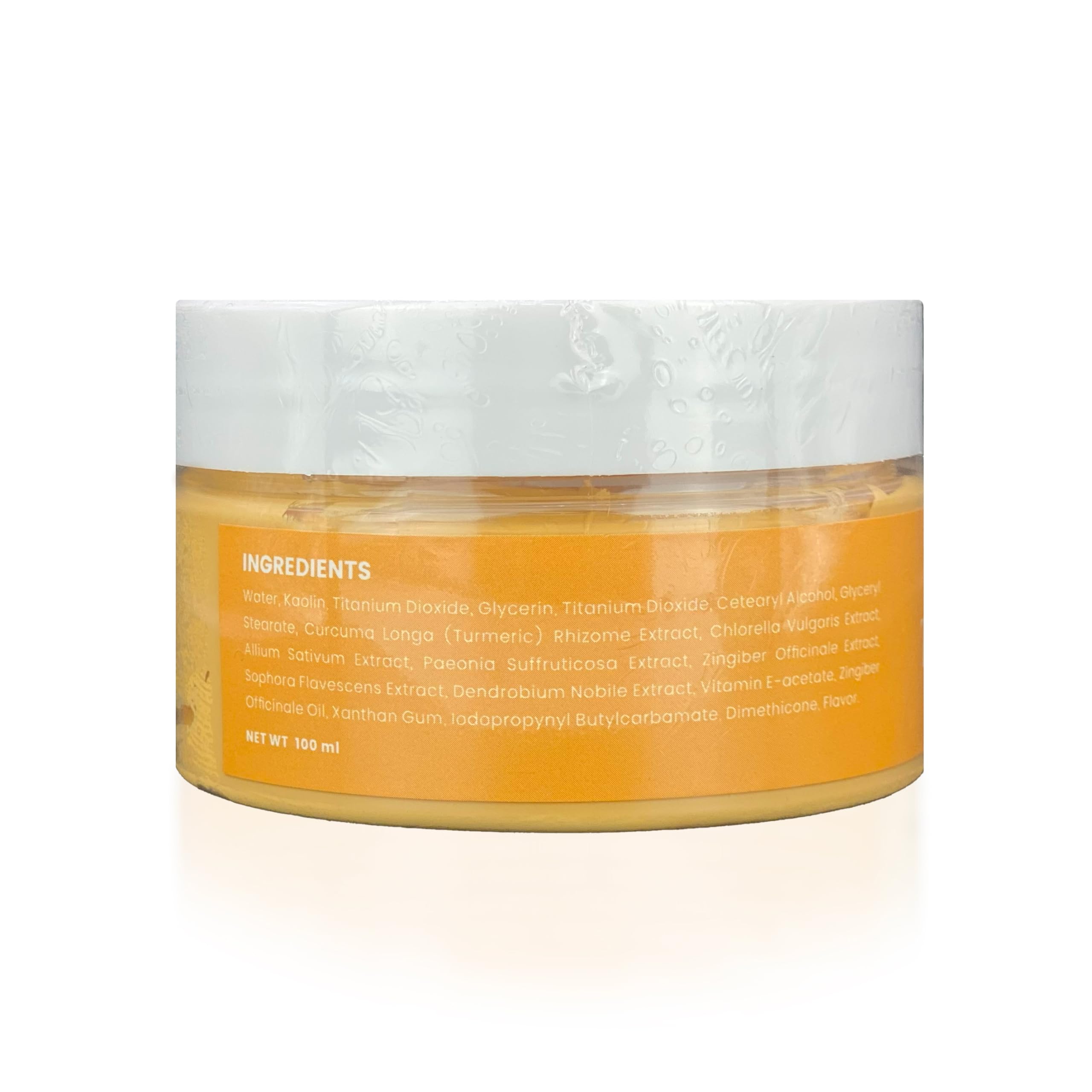 AZ BIOTECH Turmeric Face Mask with Ginger and Vitamin E for Dark Spots, Dull Skin, Skincare Facial Mask for Controlling Oil and