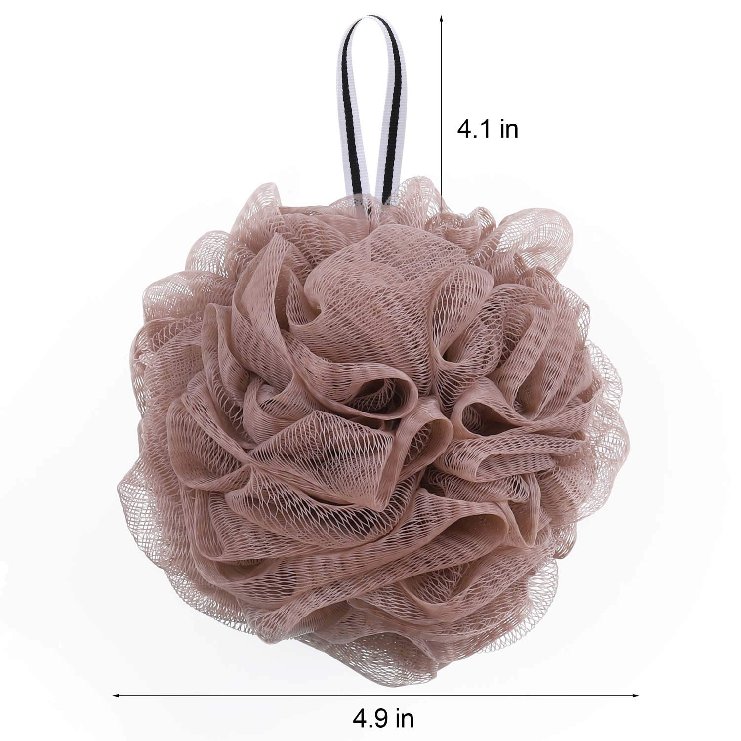 Bath Loofah Shower Sponge Pouf Body Scrubber Exfoliator Scrubber Ball (Set Of 6)