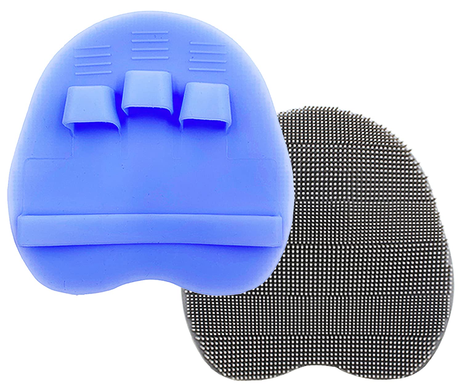 2 Pack Soft Silicone Body Scrubber, Shower Brush Exfoliating Skin Massage