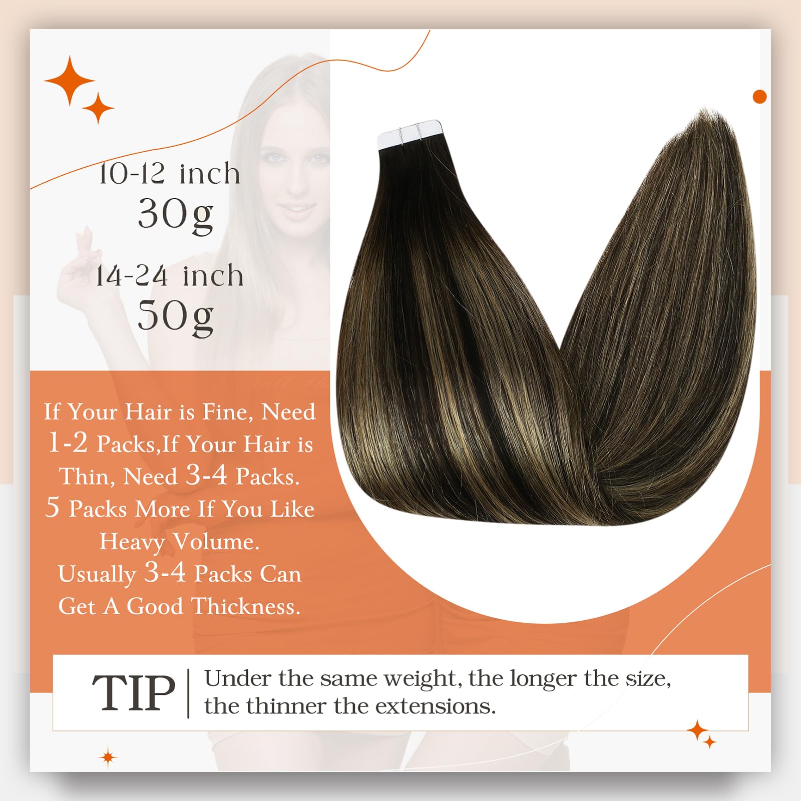 Full Shine Tape In Human Hair Extensions Balayage Tape In Hair Extensions 16 Inch Seamless Skin Weft Tape Extensions 20Pcs 1B Bl