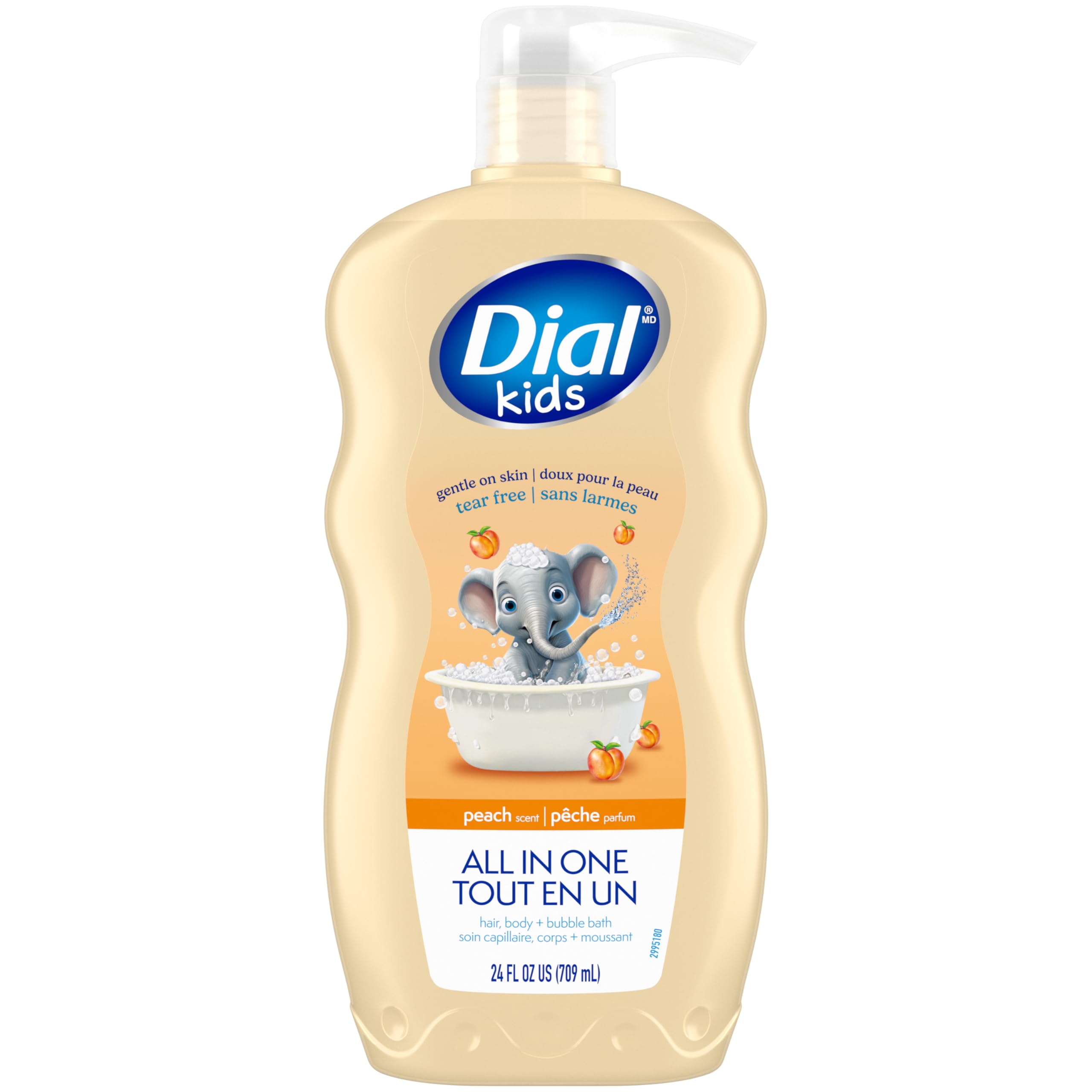 Dial Kids Body + Hair Wash, Orange Splash, 24 Ounce