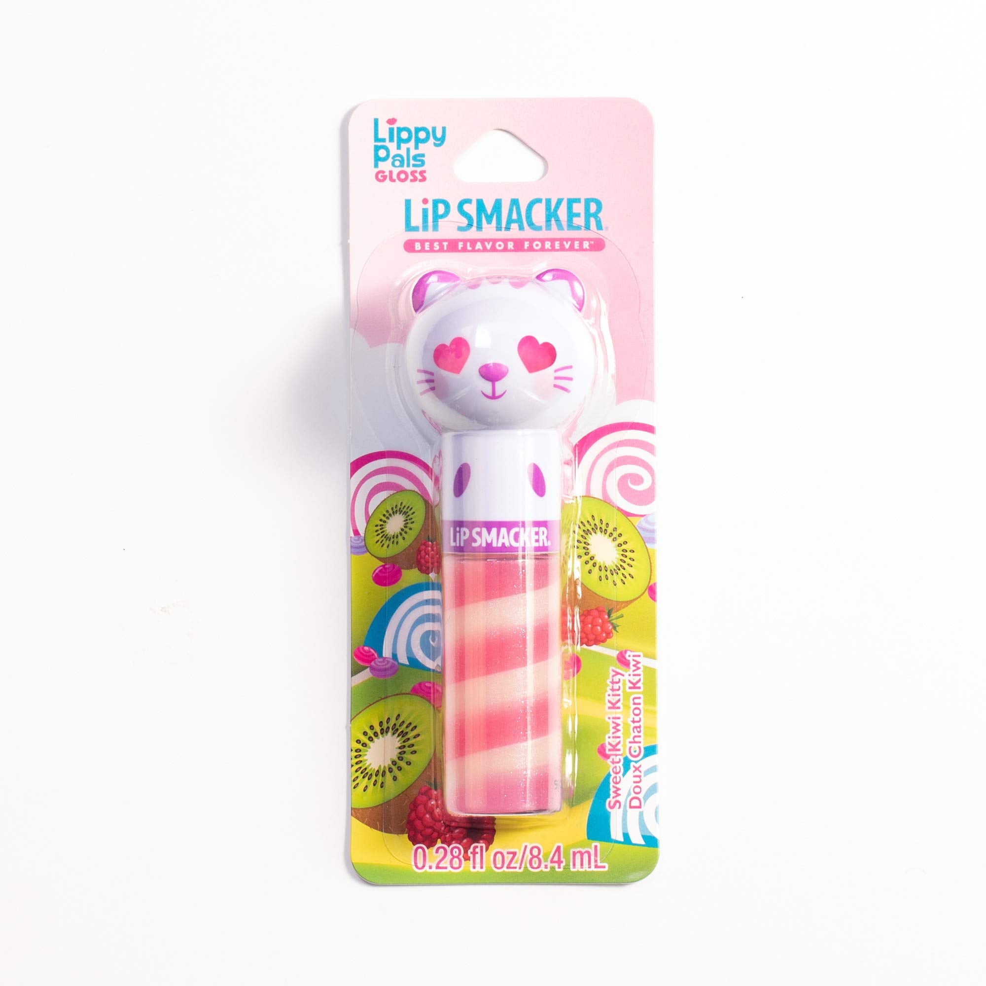 Lip Smacker Lippy Pals Kitty Kitten, Flavored Moisturizing & Smoothing Soft Shine Lip Balm, Hydrating & Protecting Fun Tasty Glo