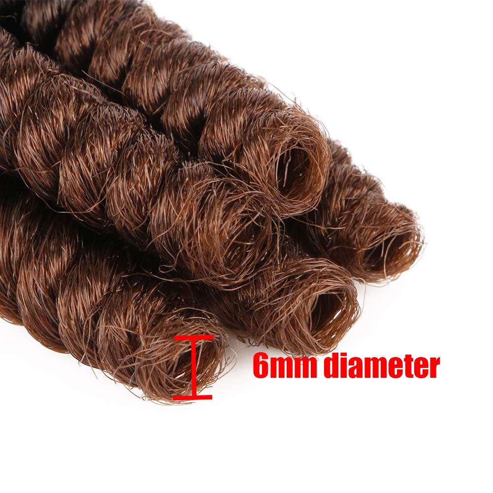 Queentas Short Crochet Hair For Black Women 3Packs 10Inches 6Mm Small Toni Curl Carrie Curl Brown Short Curly Crochet Synthetic