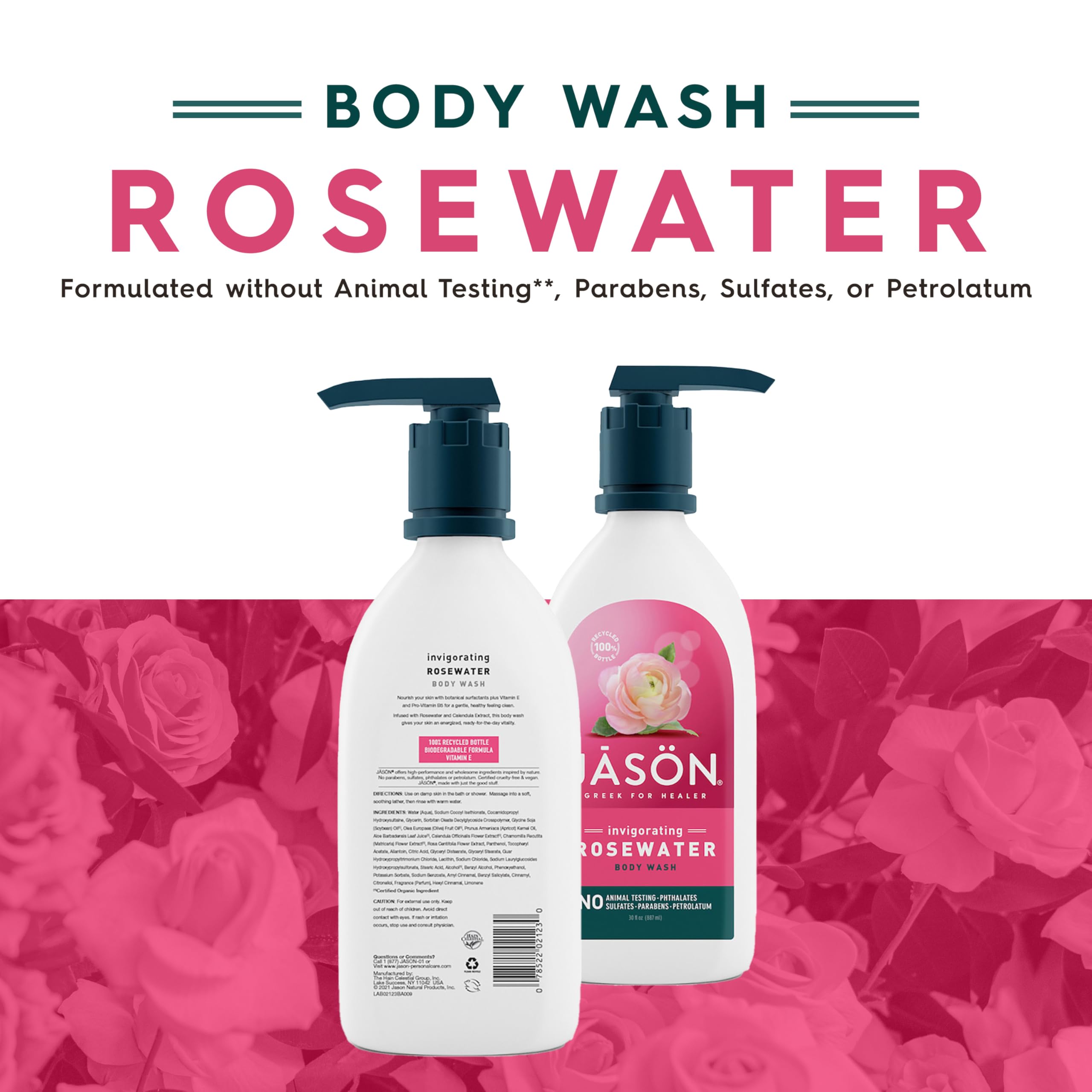 Jason Body Wash Glyc & Rose
