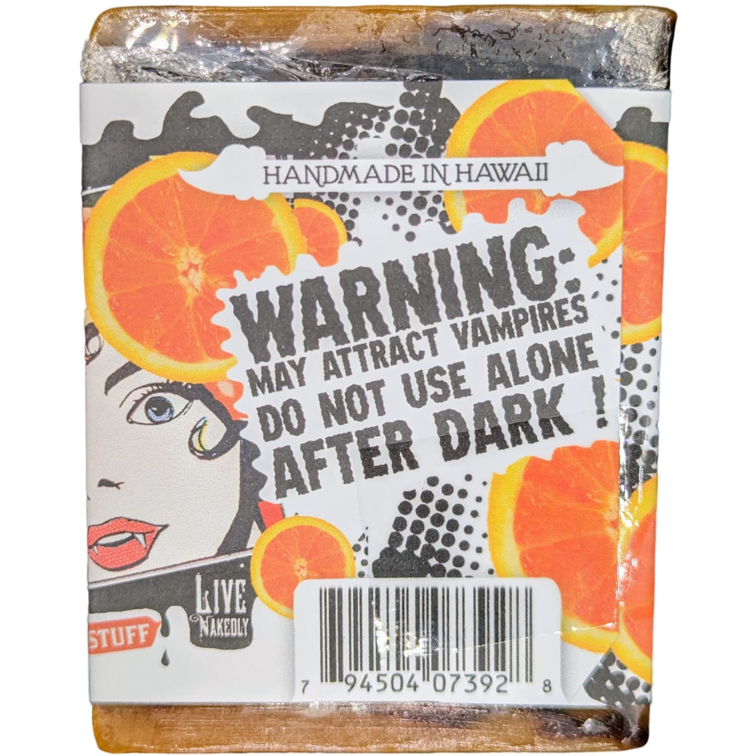 Filthy Vampire Blood Orange BAR SOAP Orange Pomegranate Turmeric