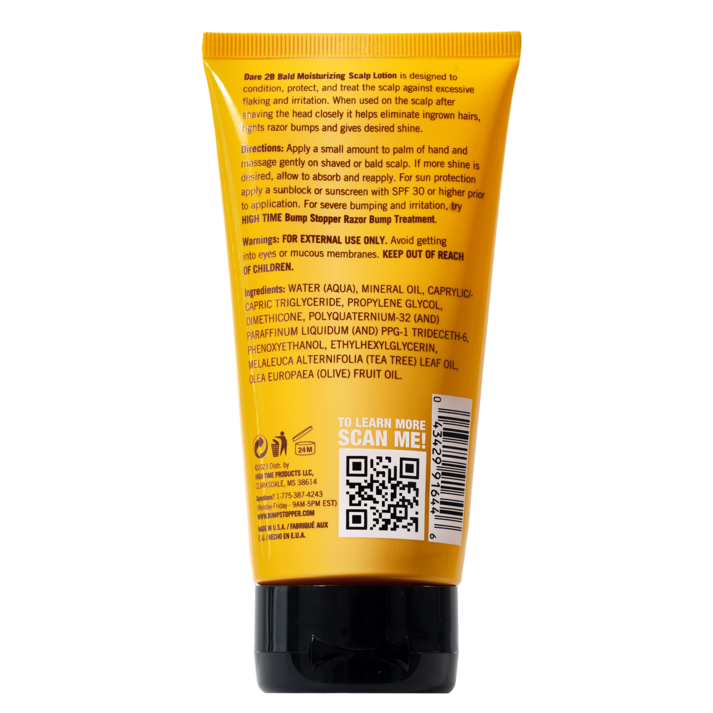 Dare 2B Bald Moisturizing Scalp Lotion | Bald Head Care Regime | Condition, Protect, and Treat the Scalp Against Flaking | Bald