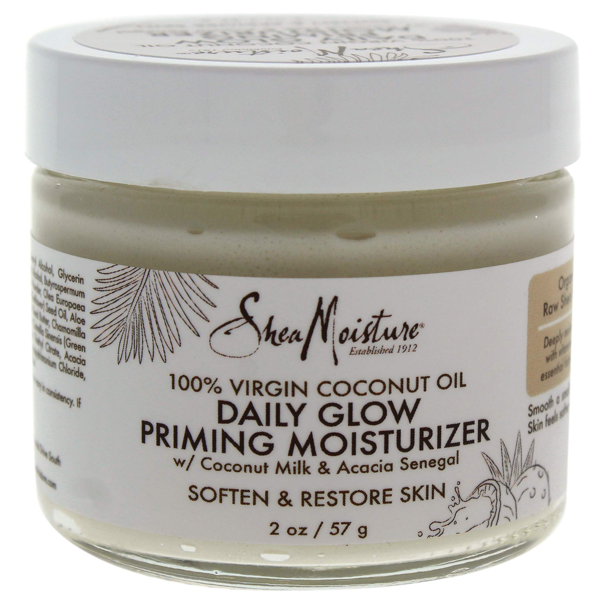 Shea Moisture 100% Virgin Coconut Oil Daily Glow Priming Moisturizer By Shea Moisture For Unisex -Moisturizer, 2 Ounce
