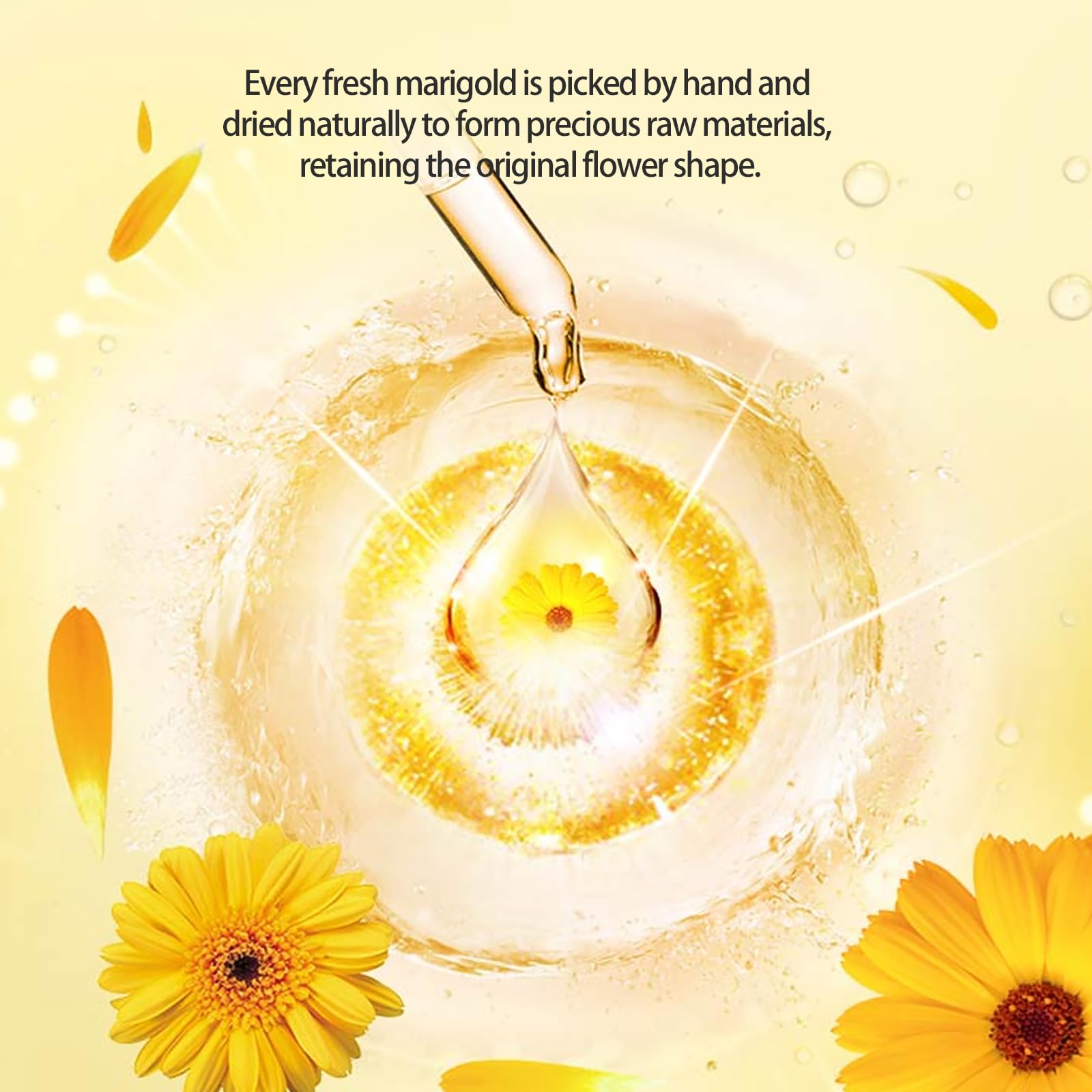 BLUE LOVE 40 Pcs Calendula Under Eye Patches - Rejuvenating Eye Mask for Reducing Puffiness, Dark Circles, and Wrinkles - Hydrat