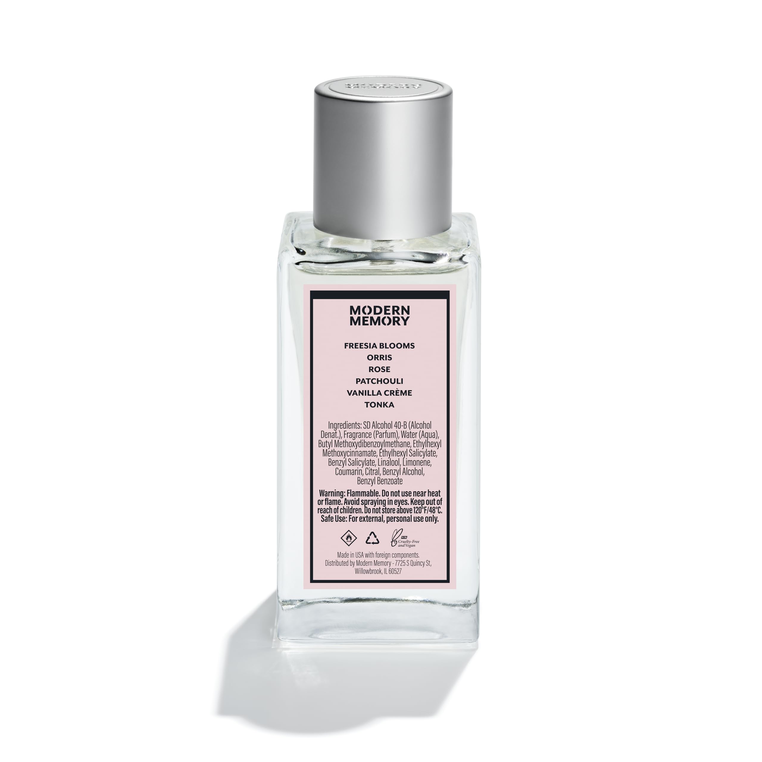 Modern Memory Atomic Flower Eau De Parfum, Notes Of Freesia Petals, Rose, And Vanilla, Safe For Sensitive Skin, Luxury Fragrance