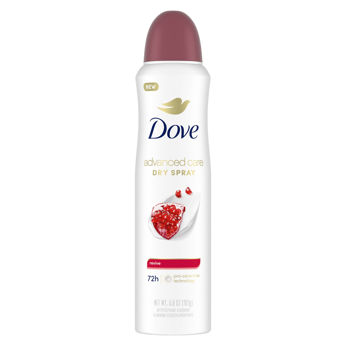 Dove Advanced Care Dry Spray Antiperspirant Deodorant for Women, Revive for 48 Hour Protection And Soft And Comfortable Underarm