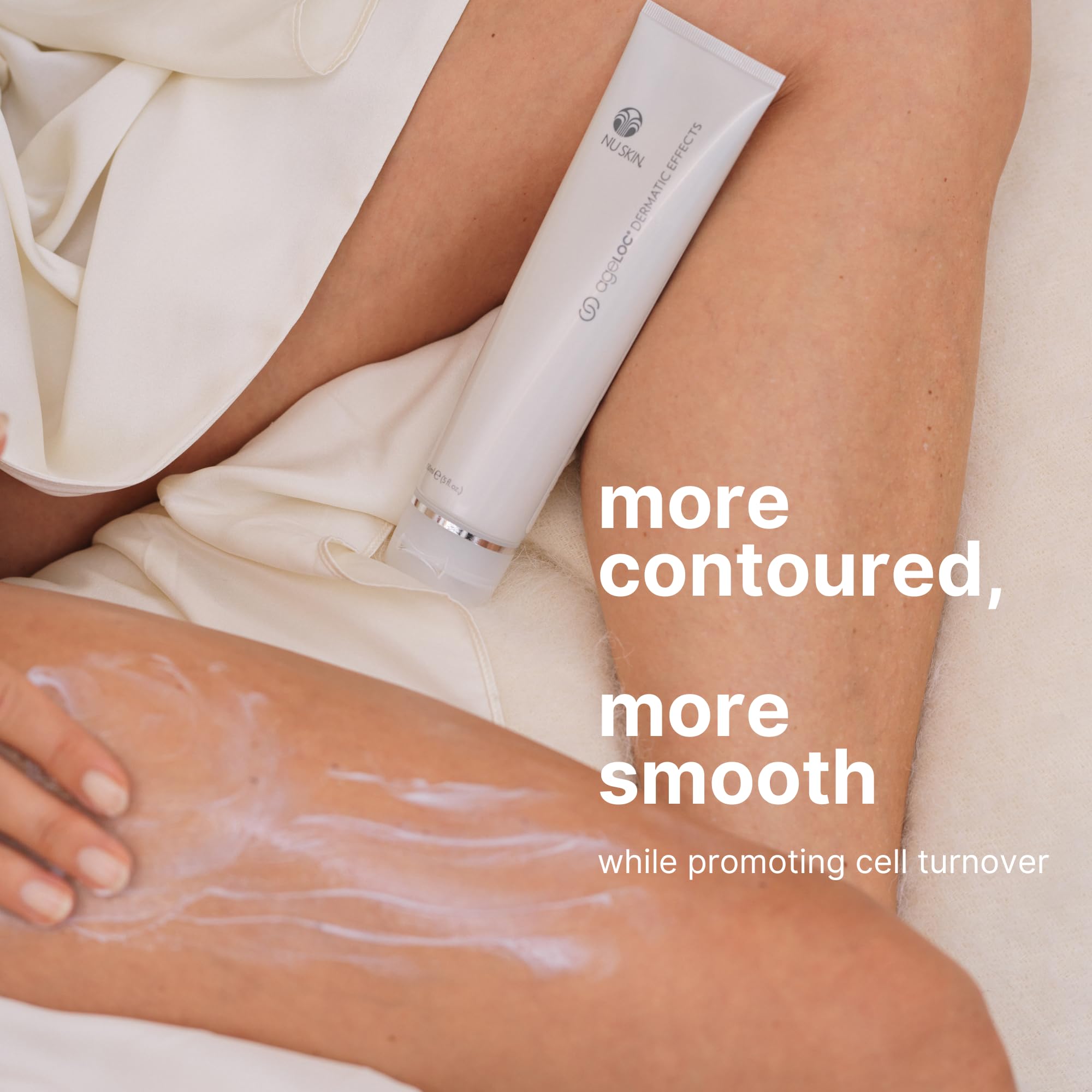 Nu Skin ageLOC Dermatic Effects Anti Aging Lotion | 5oz | Visibly Smoother Skin | Improves Firmness | Hylauronic Acid