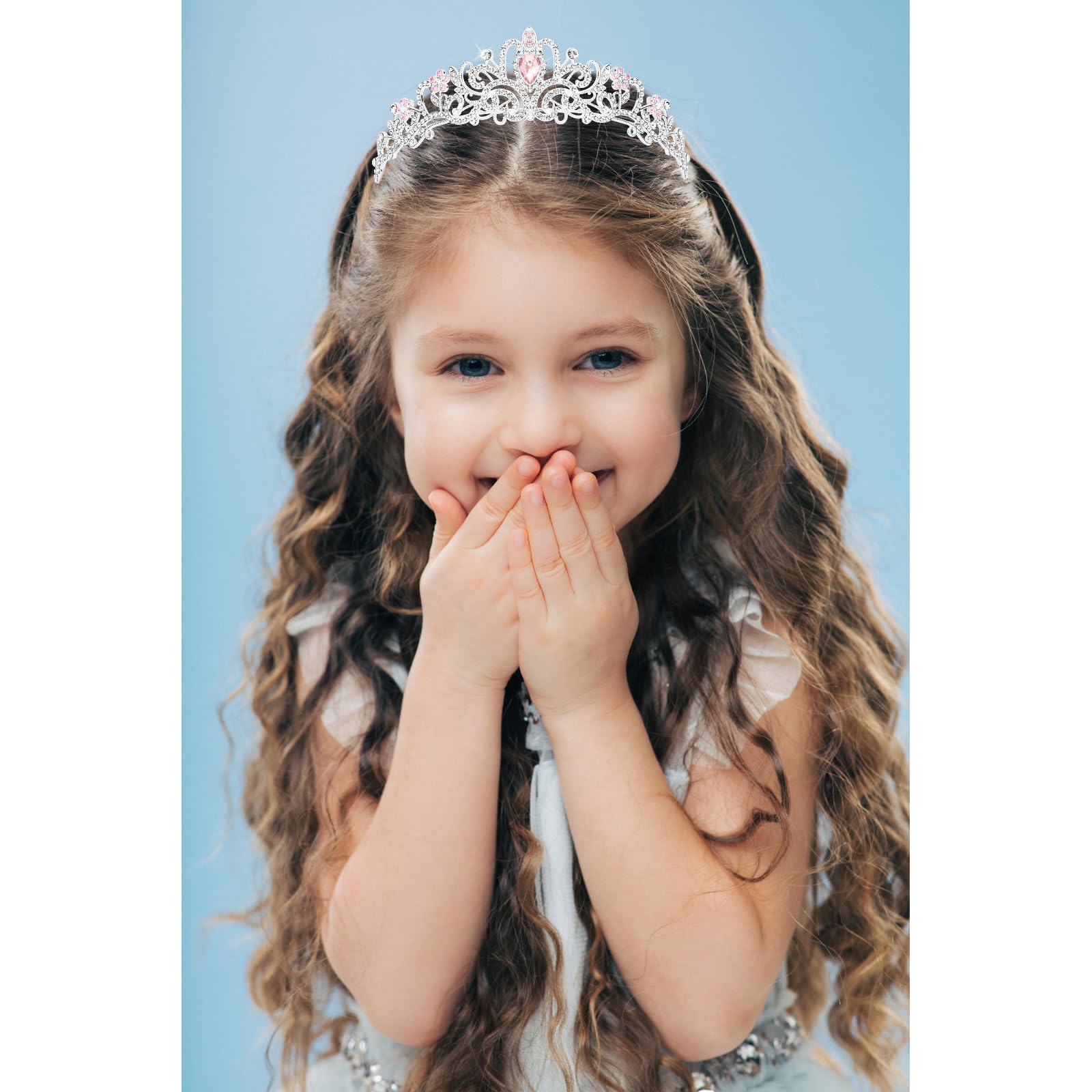Cieher Princess Tiara Princess Crown Crystal Crowns For Girls & Kids Crown For Birthday Prom Party Costume, Princess Party Decor